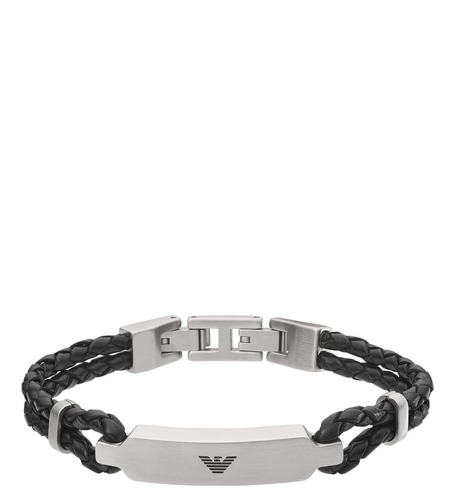 EMPORIO ARMANI | Dark brown Men's Bracelet | YOOX