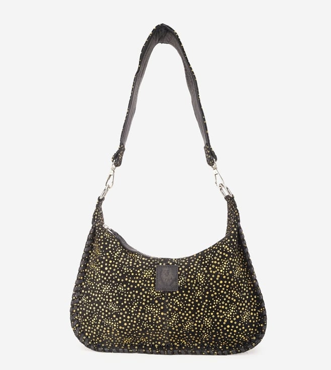 Dkny wes studded leather hobo hot sale