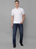 Buy Louis Philippe Jeans Wine Slim Fit Polo T-Shirt for Mens
