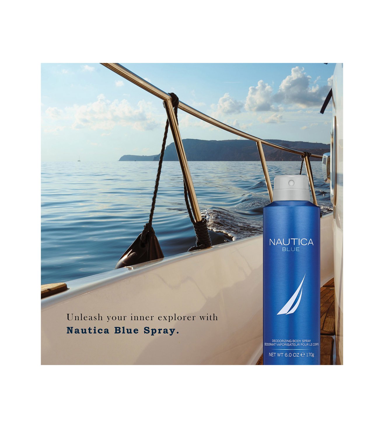 Nautica blue sail deodorizing body 2024 spray