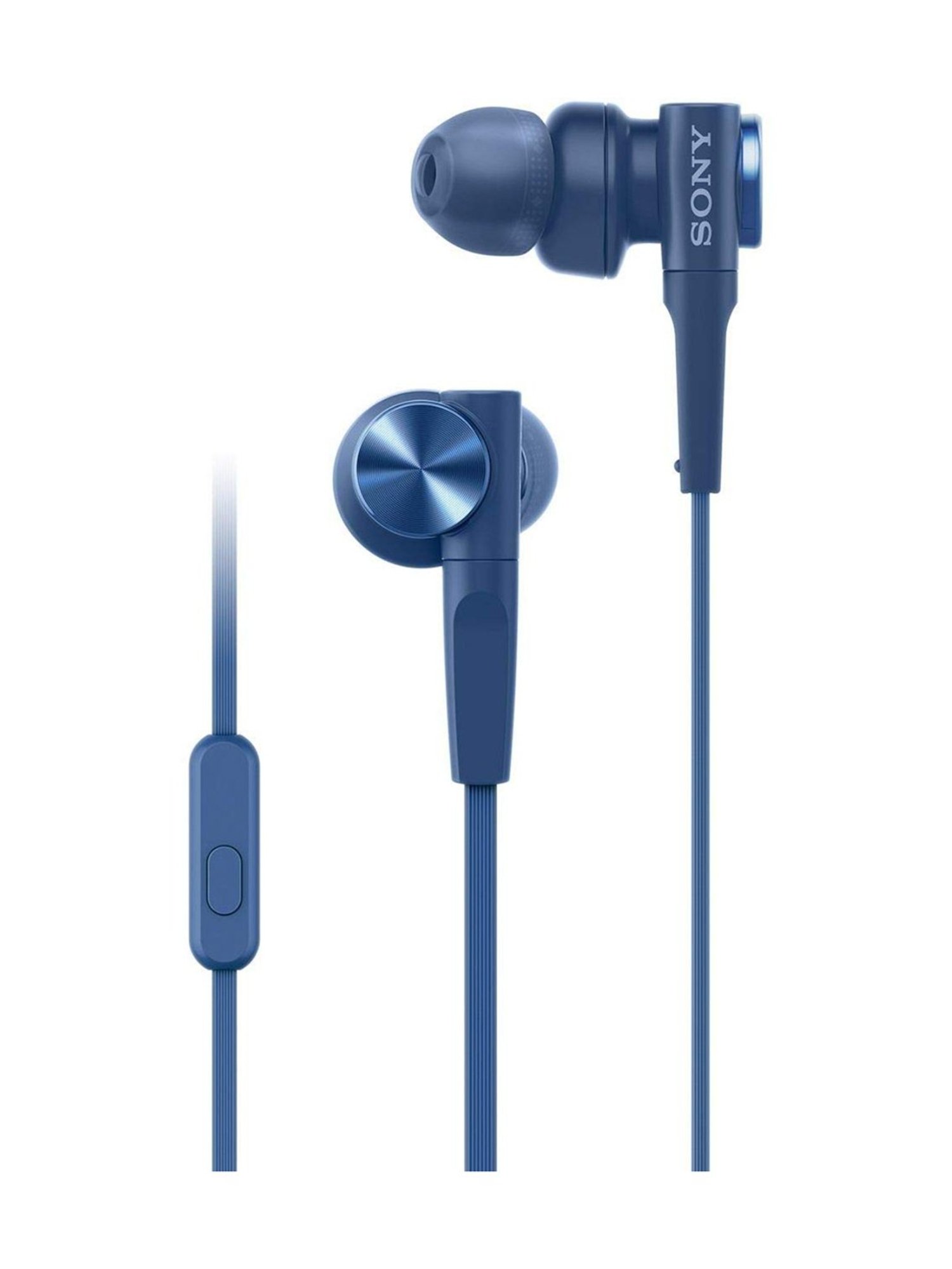 Buy Sony MDR XB55AP In The Ear Earphones Blue Online At Best