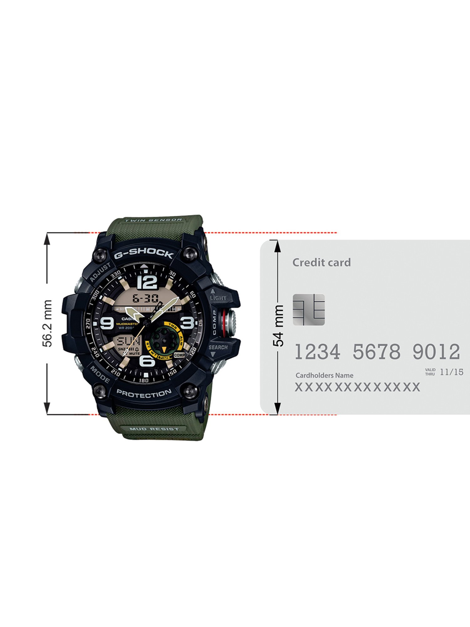 Buy Casio GG 1000 1A3DR G Shock Analog Digital Watch for Men at