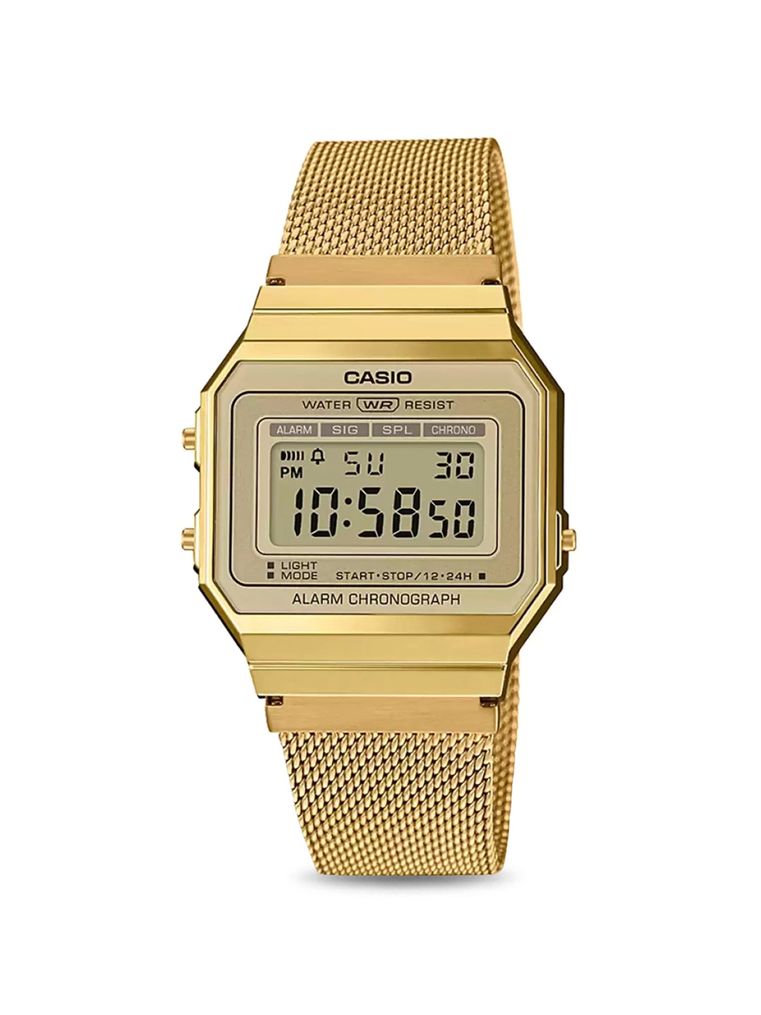 Casio gold digital watch clearance ladies