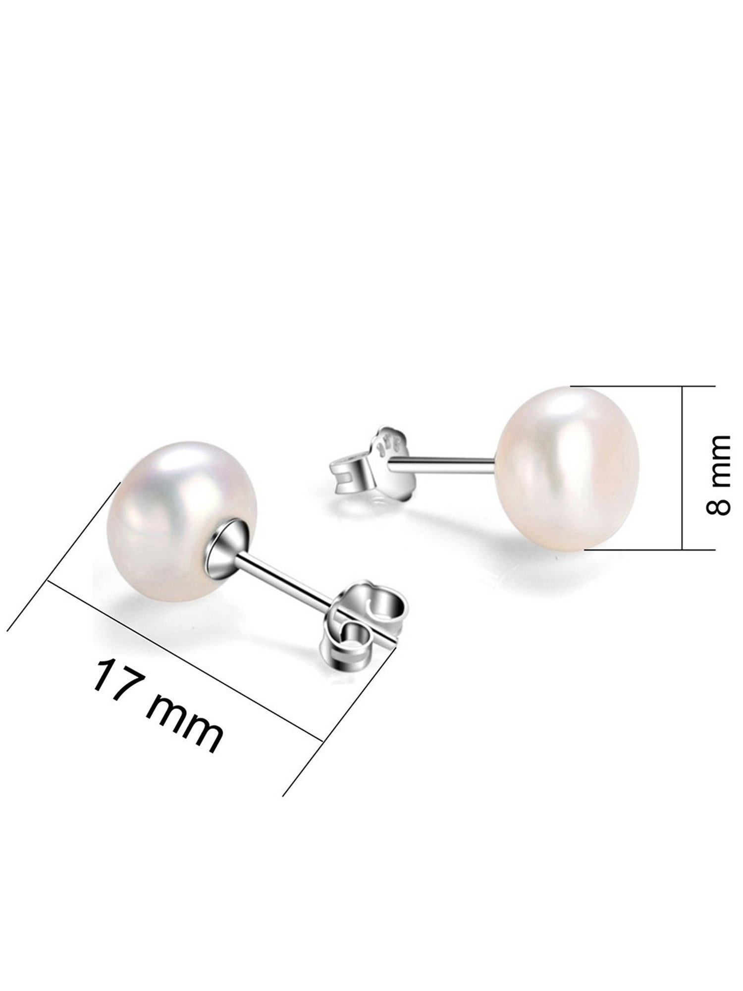 Gala Crescent Pearl Earrings Mini Silver – Chan Luu