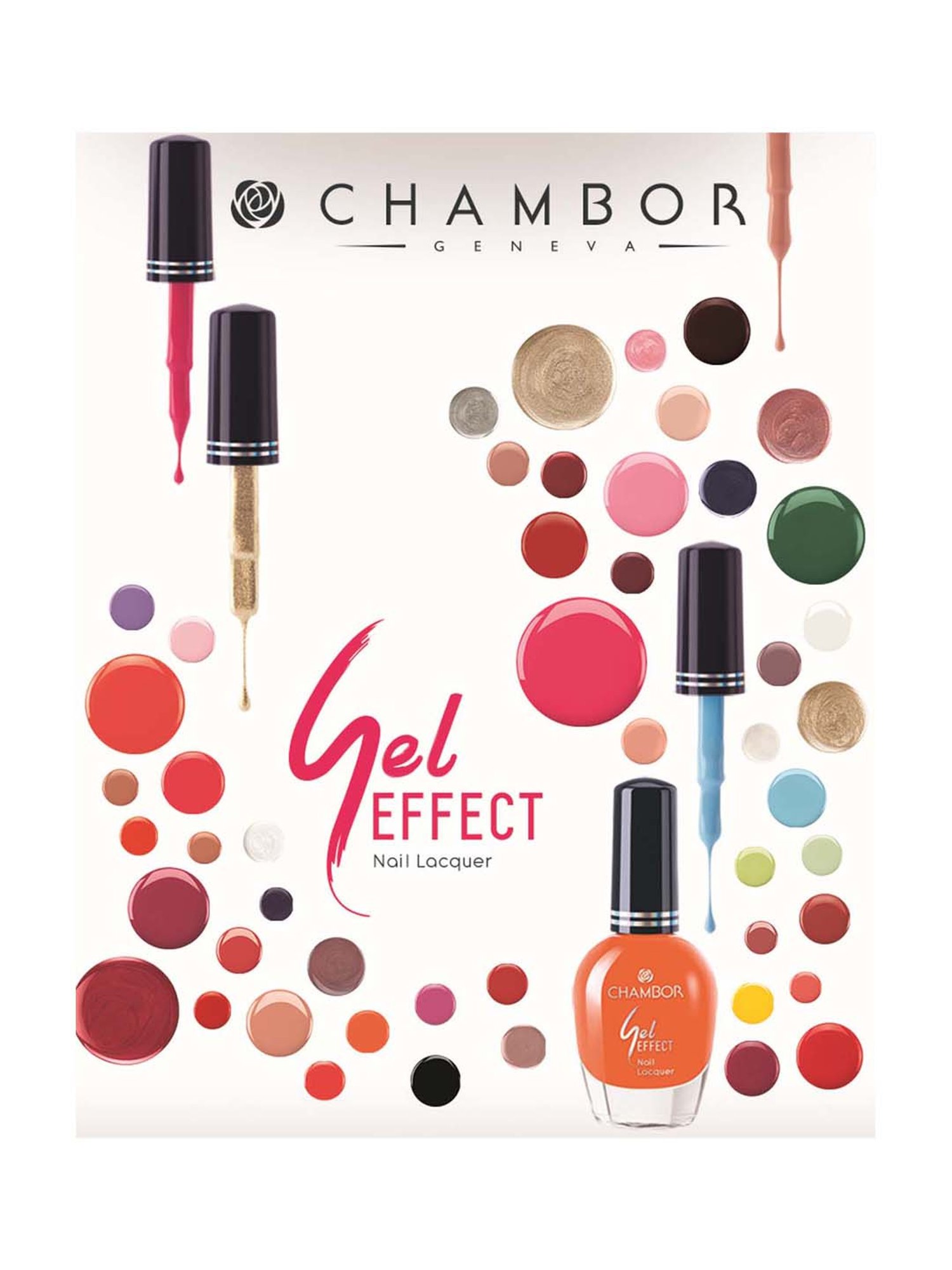 Chambor Gel Effect Nail Lacquer, Red No.151, 10 ml : Buy Online at Best  Price in KSA - Souq is now Amazon.sa: Beauty
