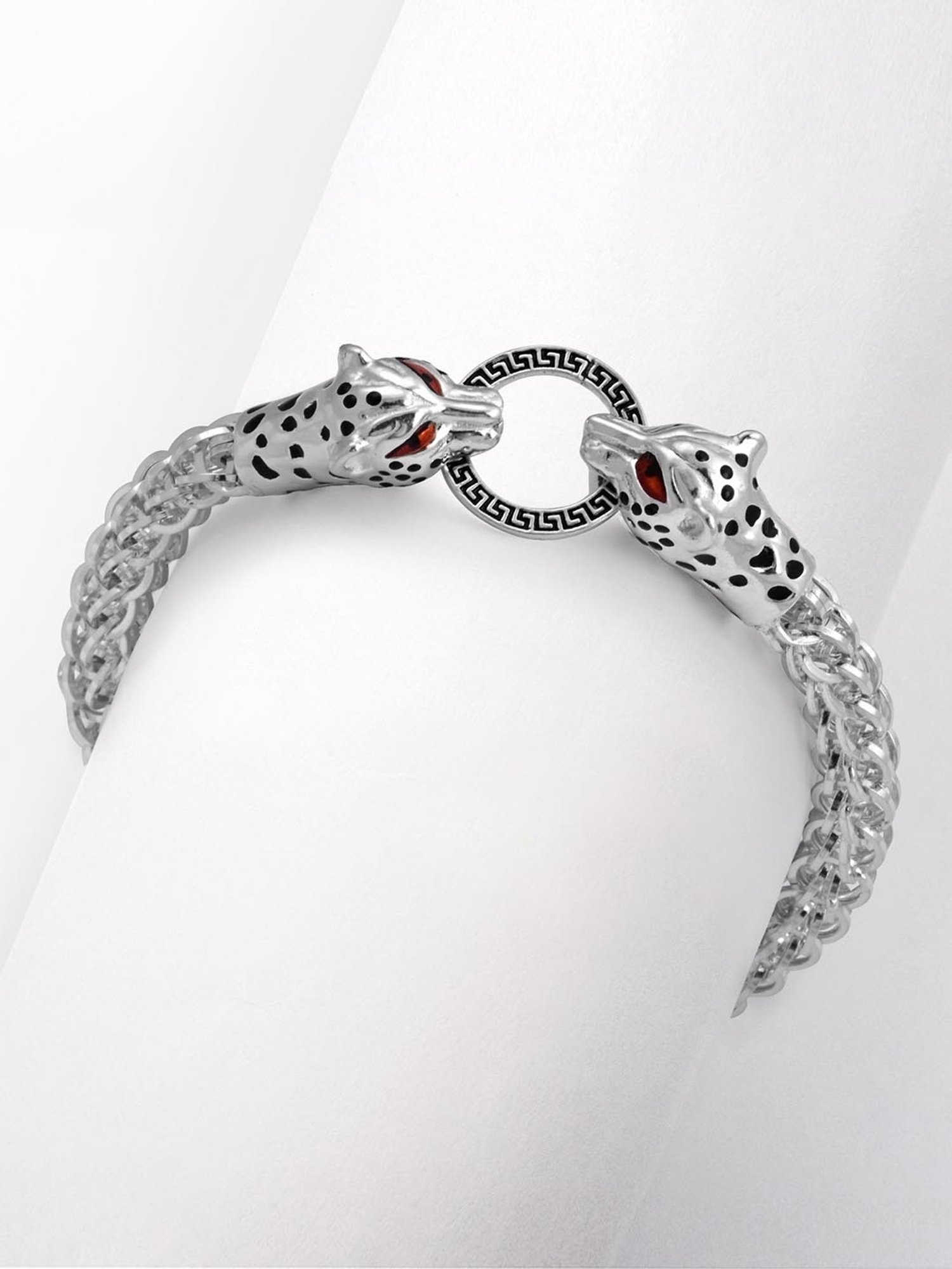 GIVA 92.5 Sterling Silver Supple Heart Bracelet cum Ring for Women