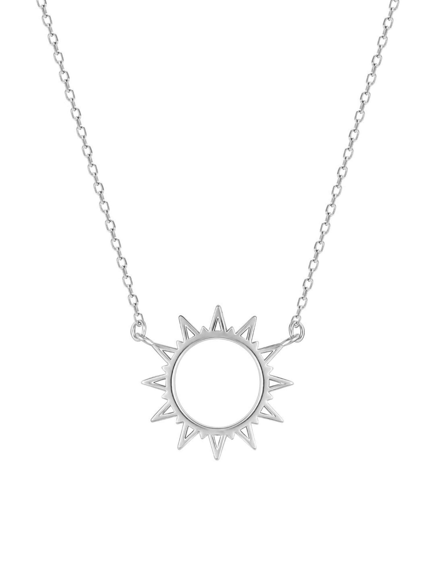 Project Cece | Sun Necklace - Silver
