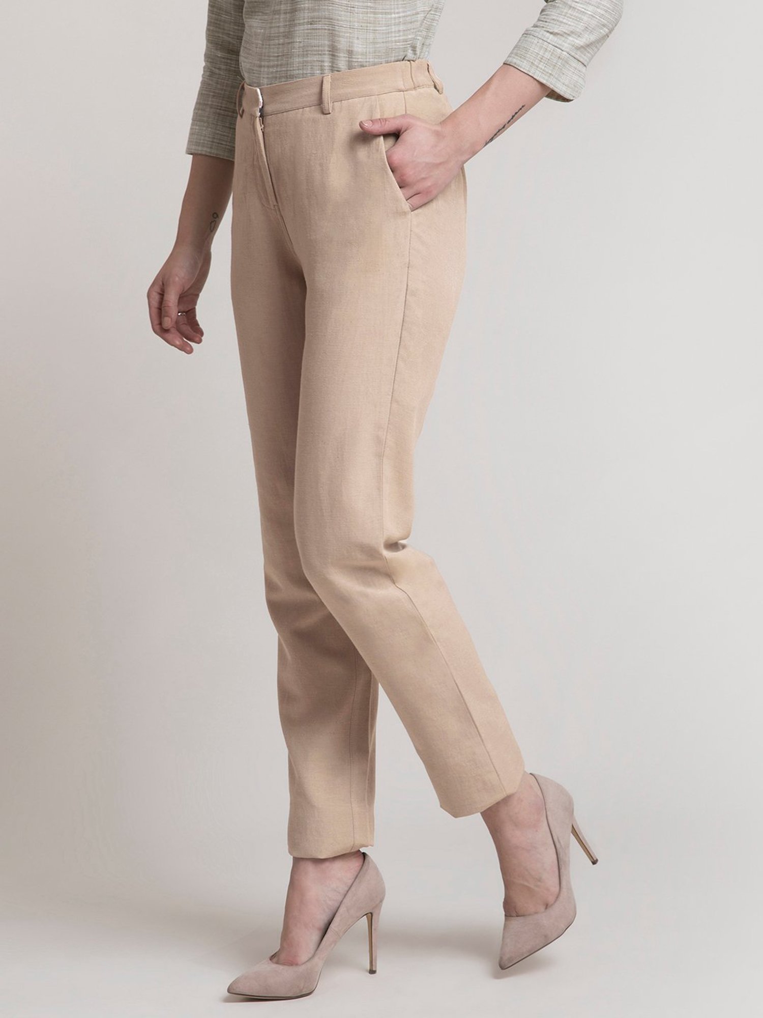 Womens Nanushka neutral Tailored Wide-Leg Lanai Trousers | Harrods #  {CountryCode}
