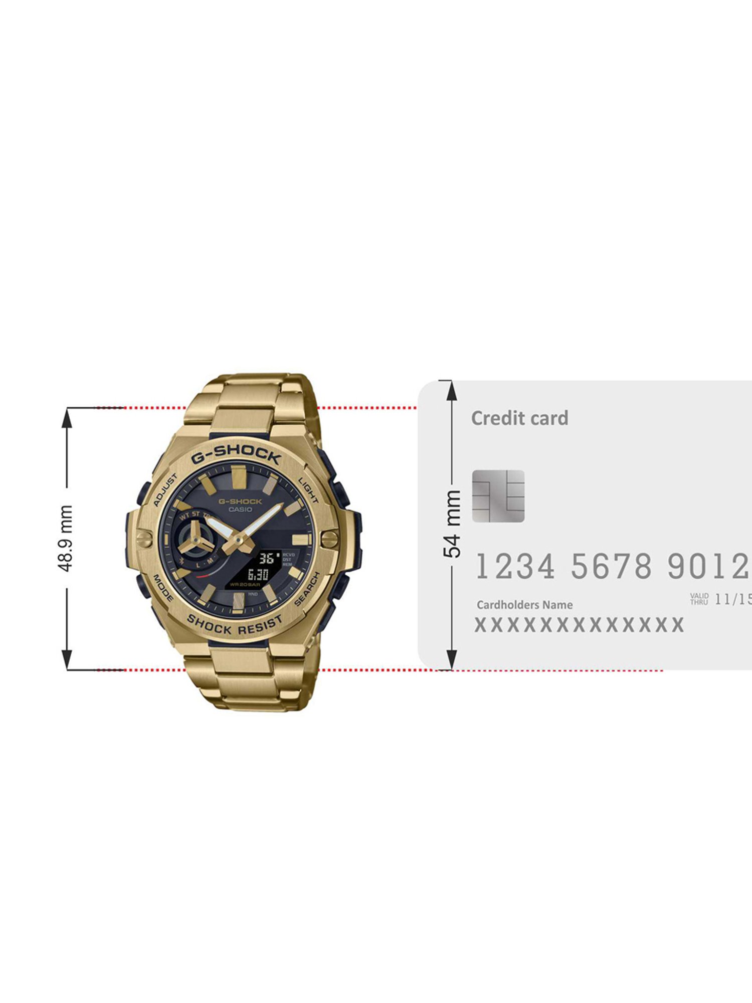 G shock steel gold cheap