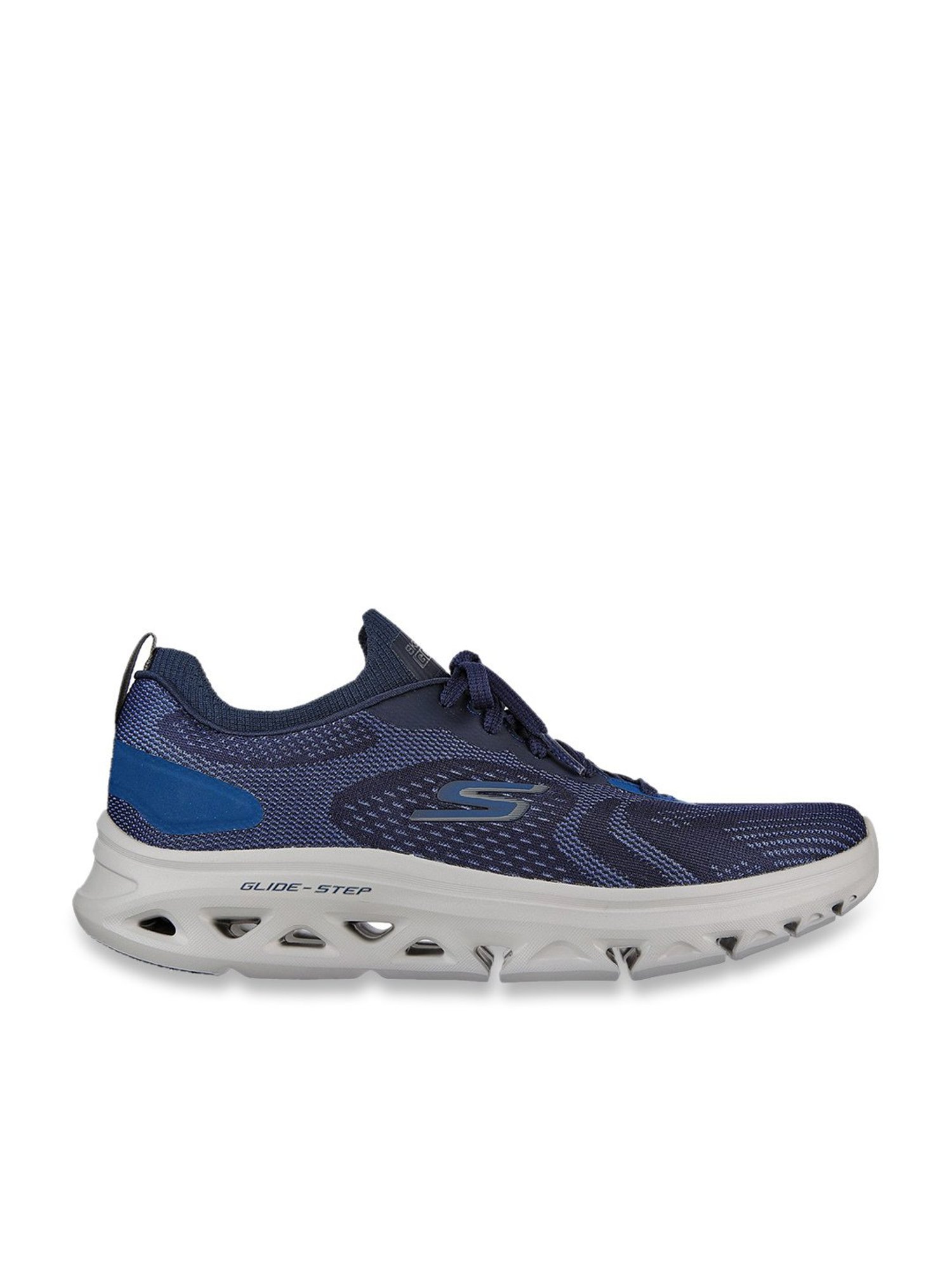 Skechers navy hotsell blue running shoes