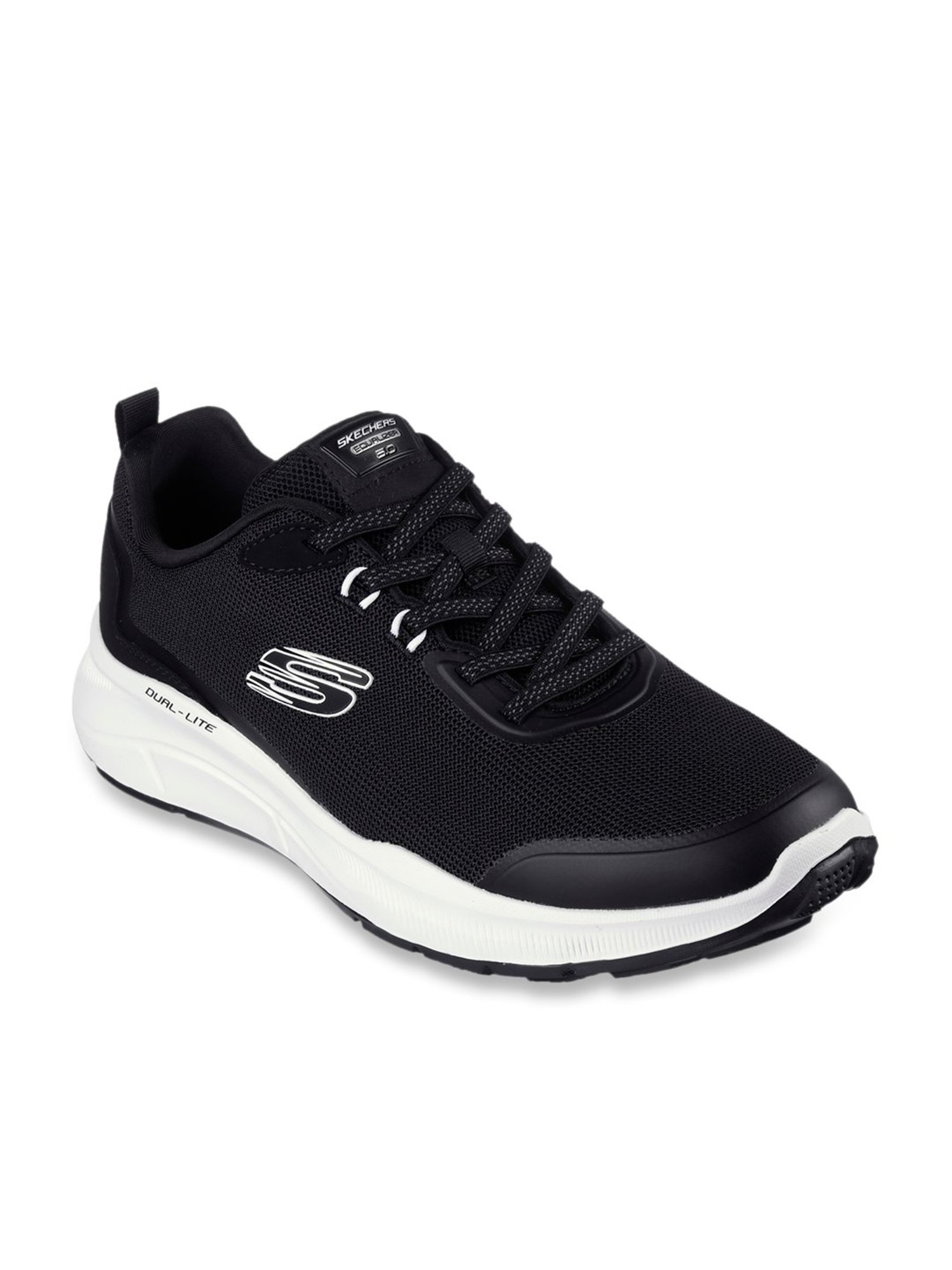 Buy Skechers Men's EQUALIZER SAUT Black Derby Shoes for Men