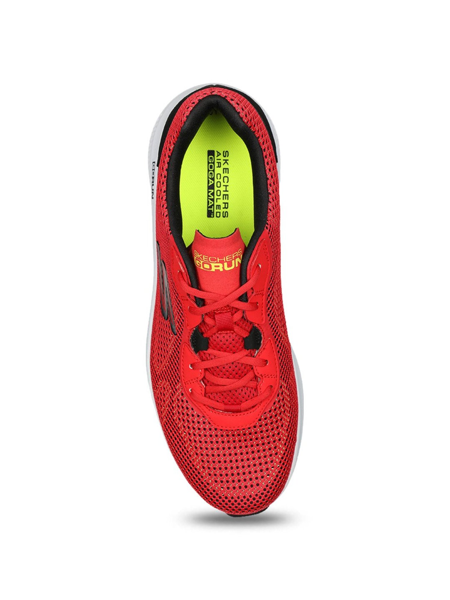 Skechers goga mat clearance mens red