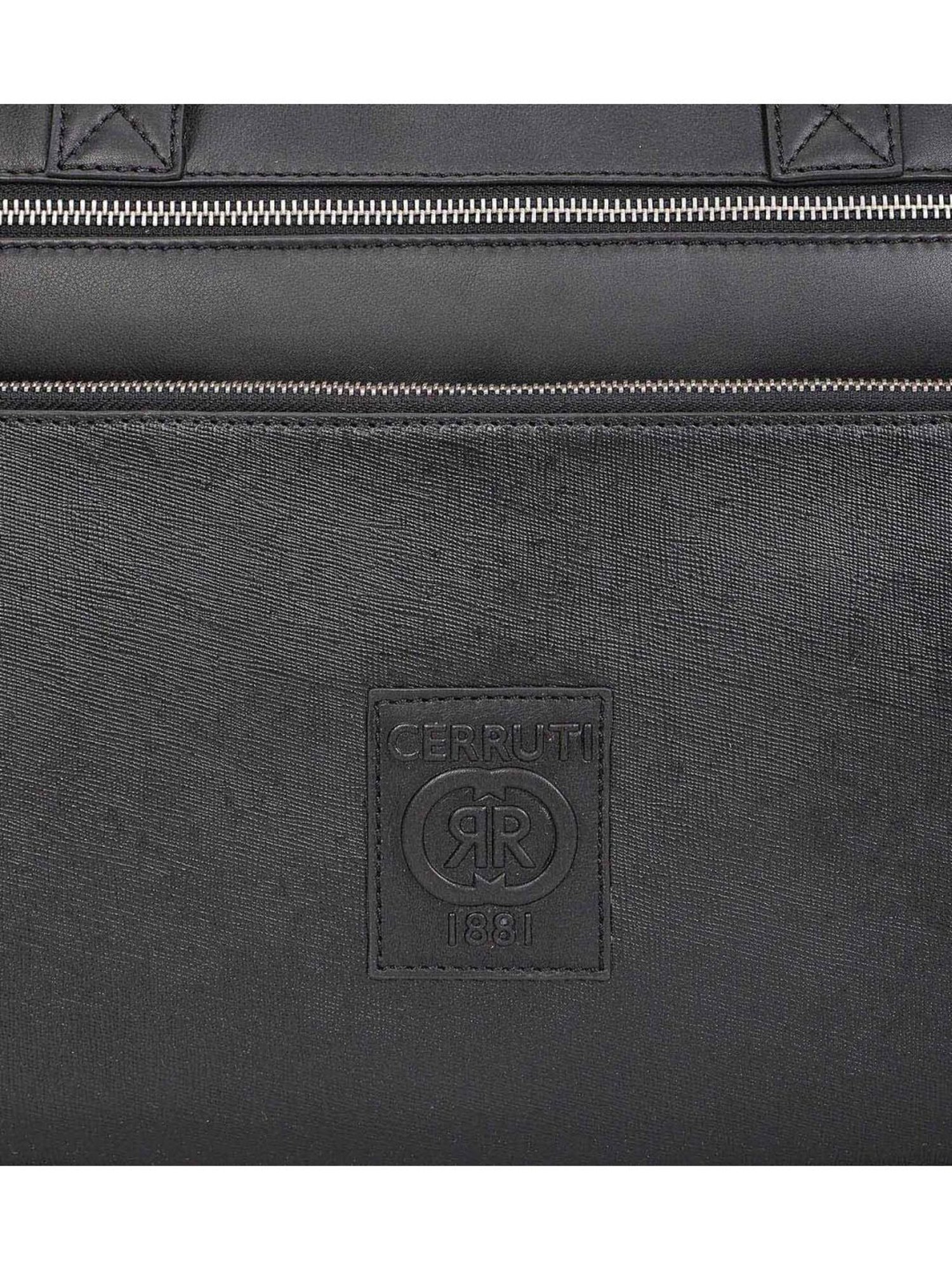 Buy CERRUTI 1881 Black ARNOLD Medium Briefcase for Men Online