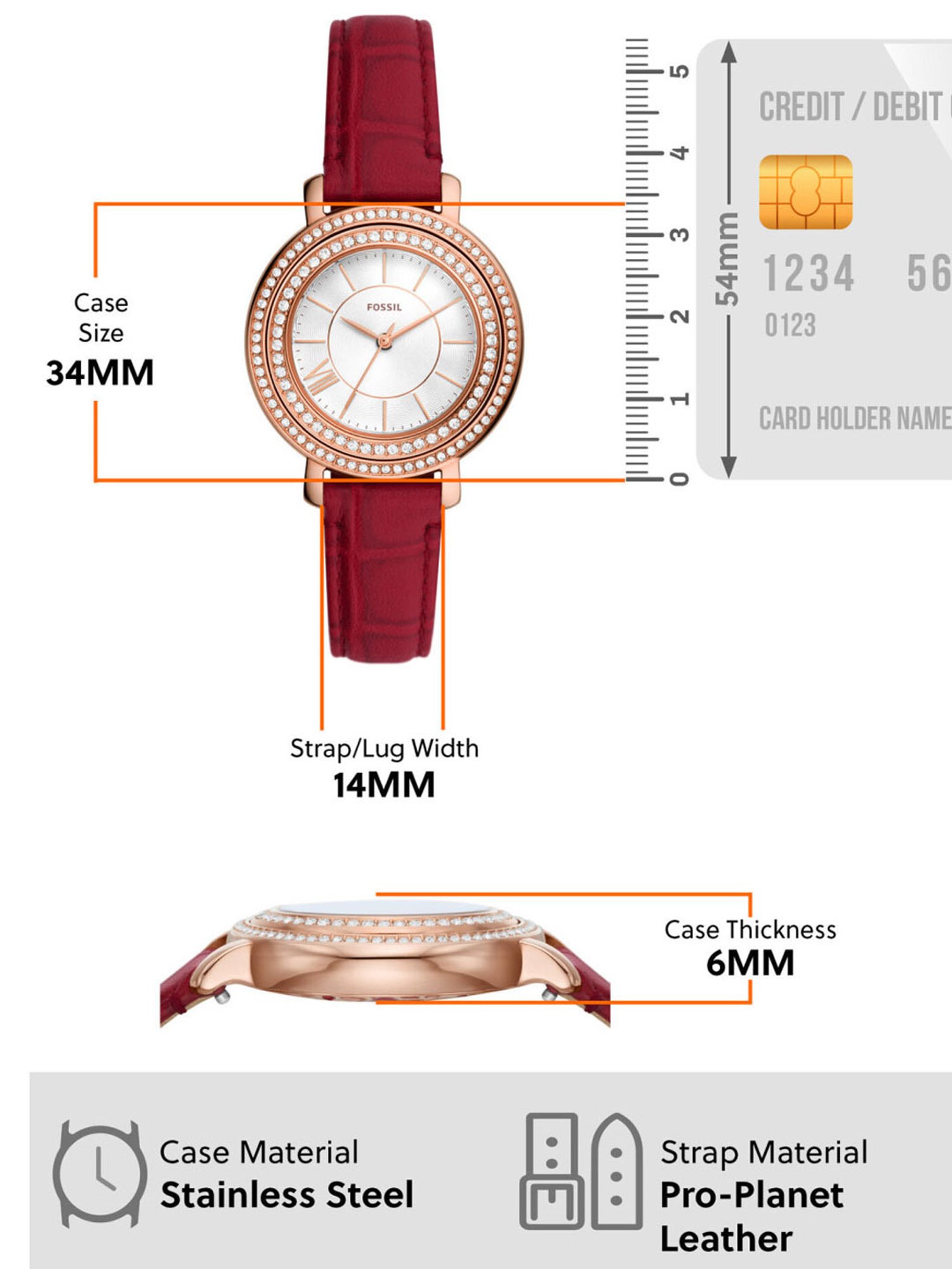 Buy Fossil Jacqueline ES5248 Analog Watch for Women at Best Price