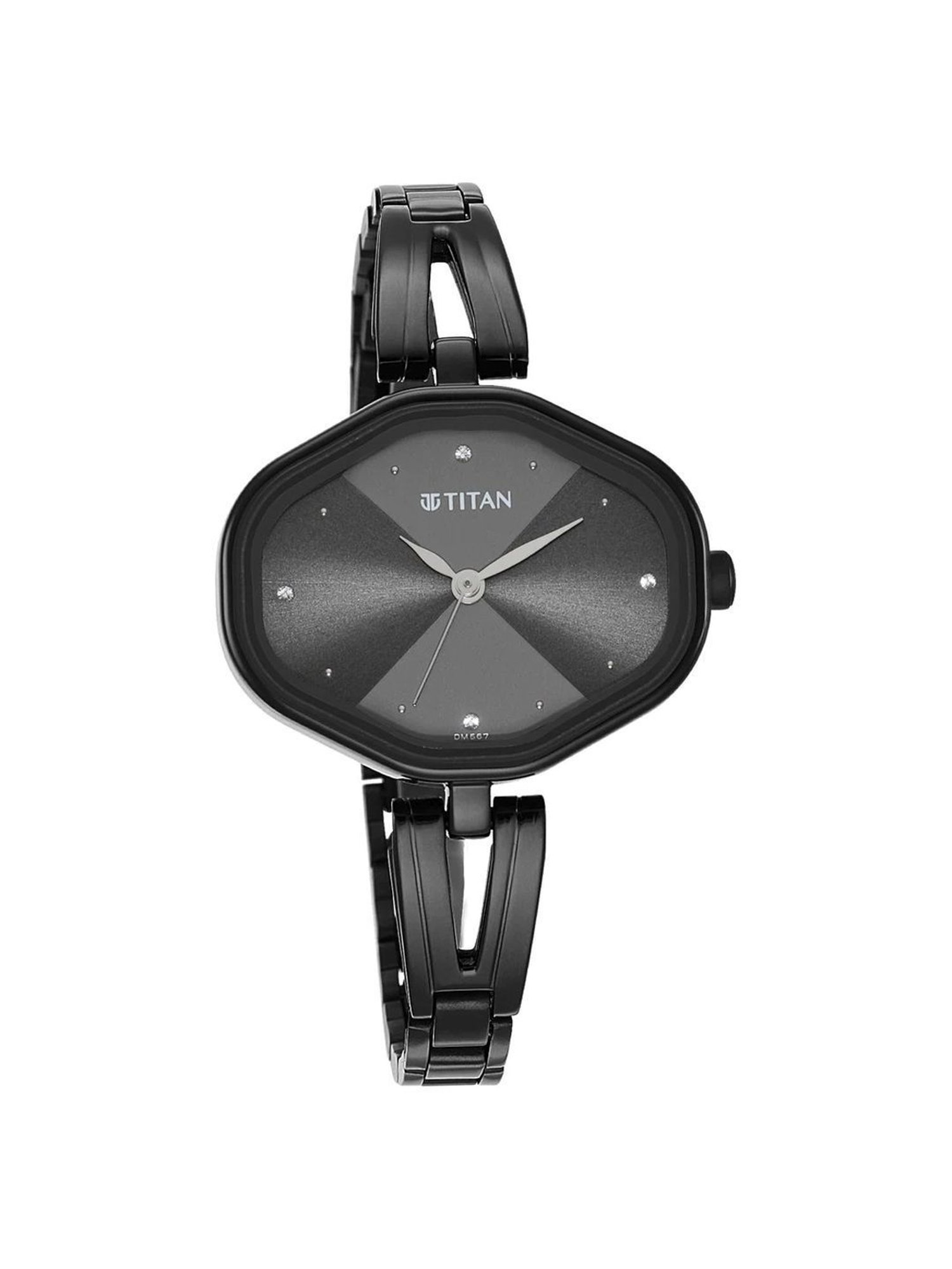 Titan black watch deals for ladies