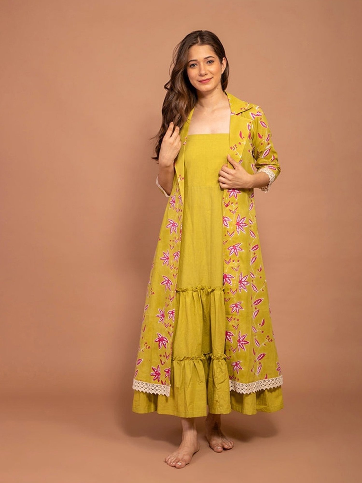 Yellow Kurtis - Buy Ethnic Yellow Kurtis Online For Women & Girls In India  – Indya