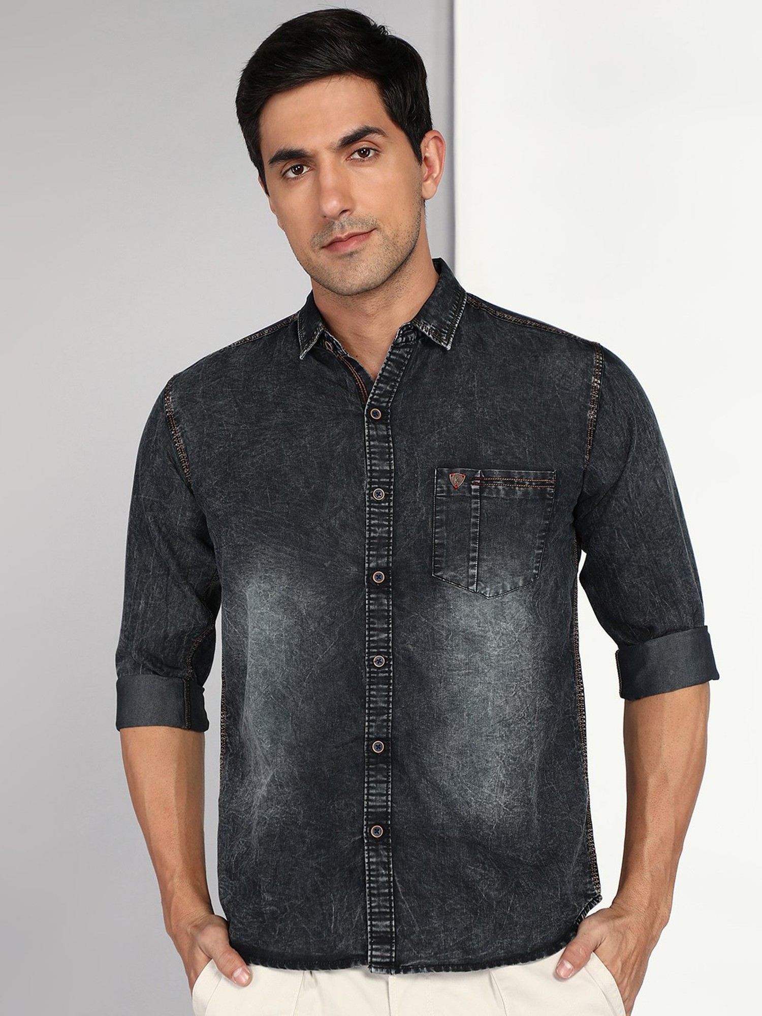 Buy Black Shirts for Men by Buda Jeans Co Online | Ajio.com