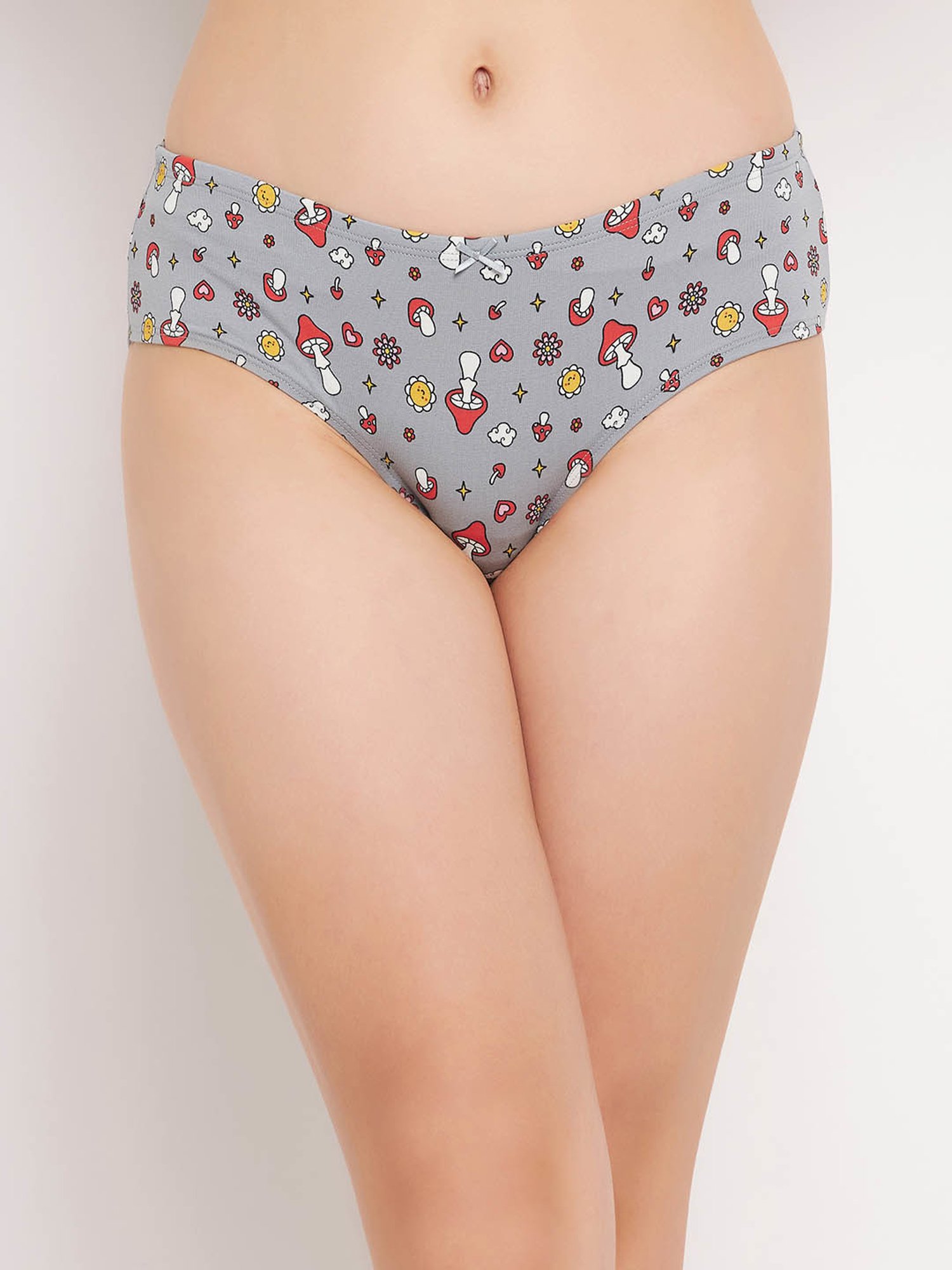 Buy online Grey Cotton Hipster Panty from lingerie for Women by Clovia for  ₹300 at 40% off