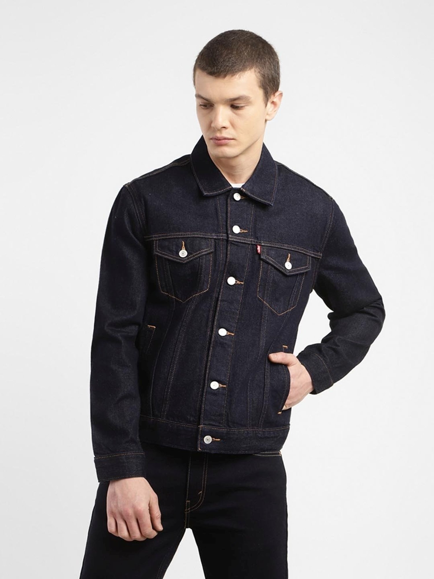 Buy Levi's Purple Regular Fit Cotton Trucker Jacket for Men Online @ Tata  CLiQ