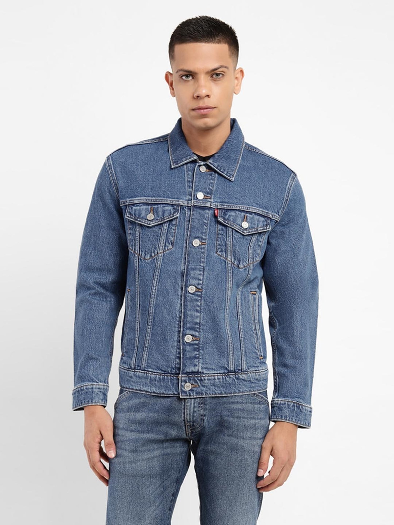 Buy Levi's Purple Regular Fit Cotton Trucker Jacket for Men Online @ Tata  CLiQ