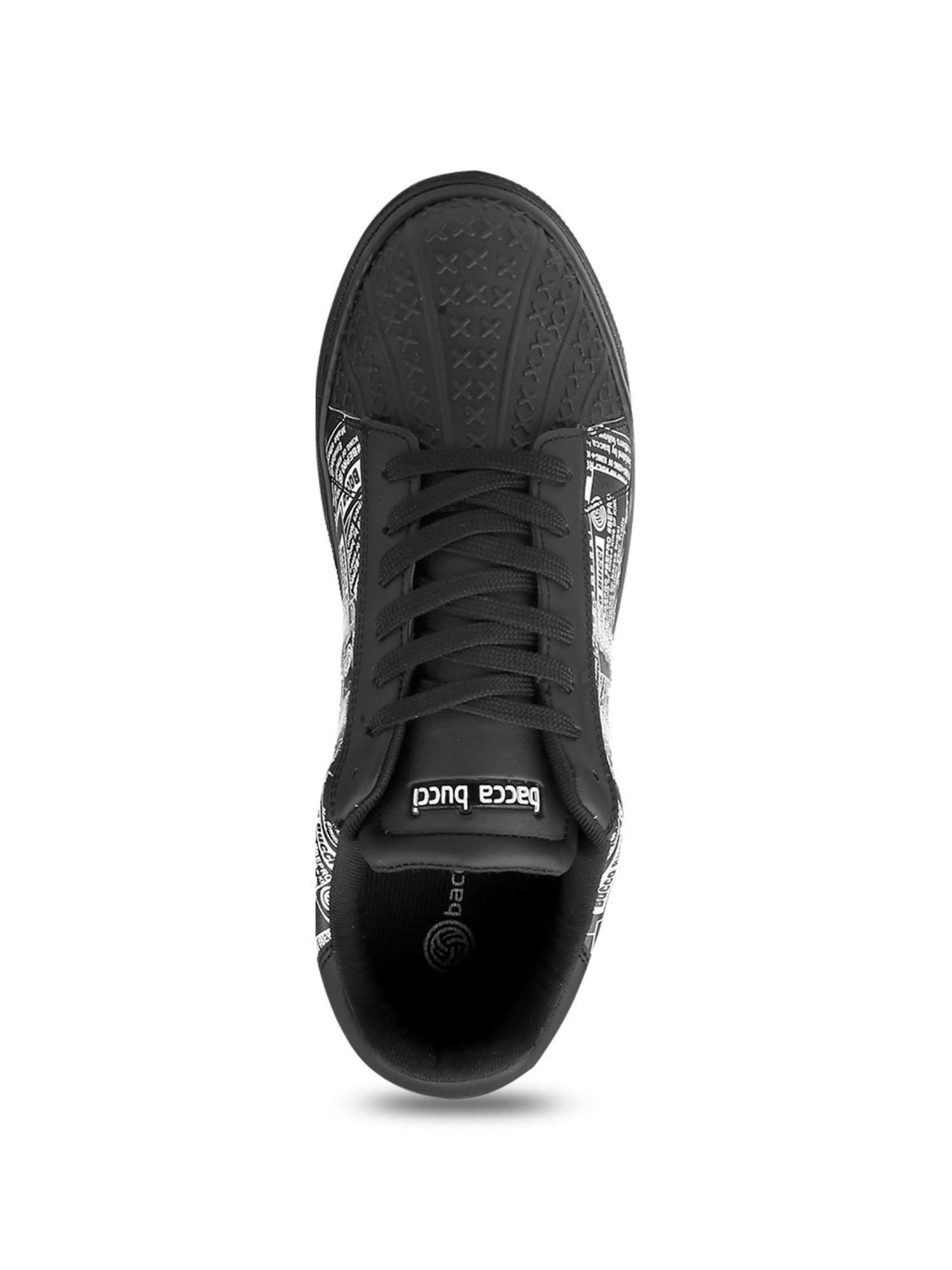 Buy Bacca Bucci Men s RAVEN Black Casual Sneakers for Men at Best