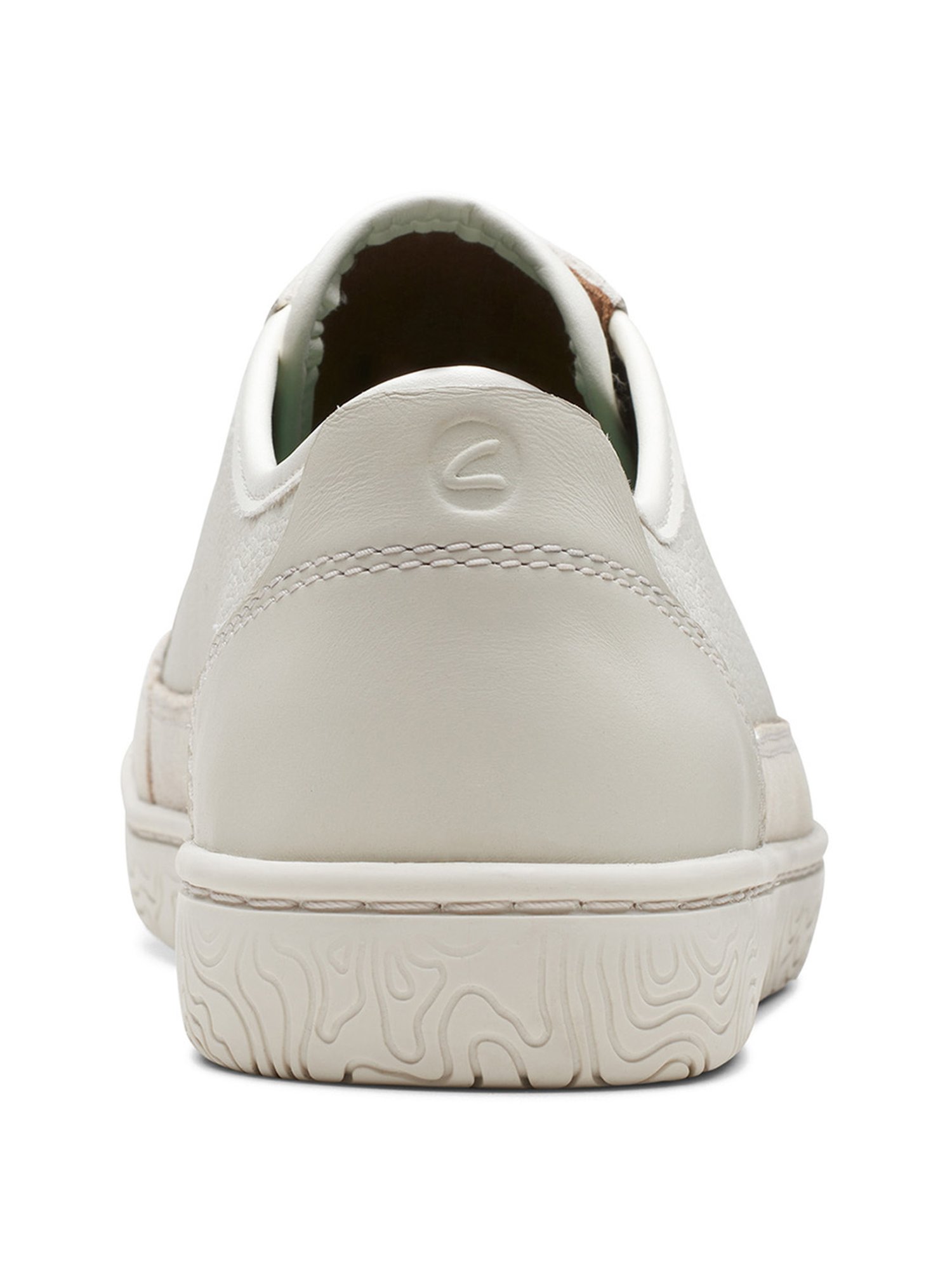 Clarks Men's Hodson Lace Sneaker, Ivory Leather, 11