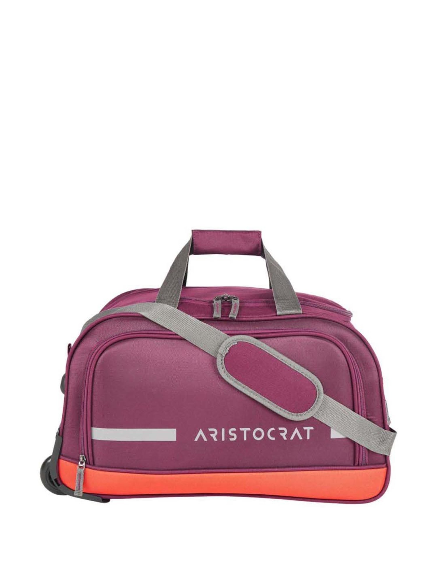 Buy Aristocrat Smash Blue Medium Duffle Trolley Bag - Pack of 2 Online At  Best Price @ Tata CLiQ