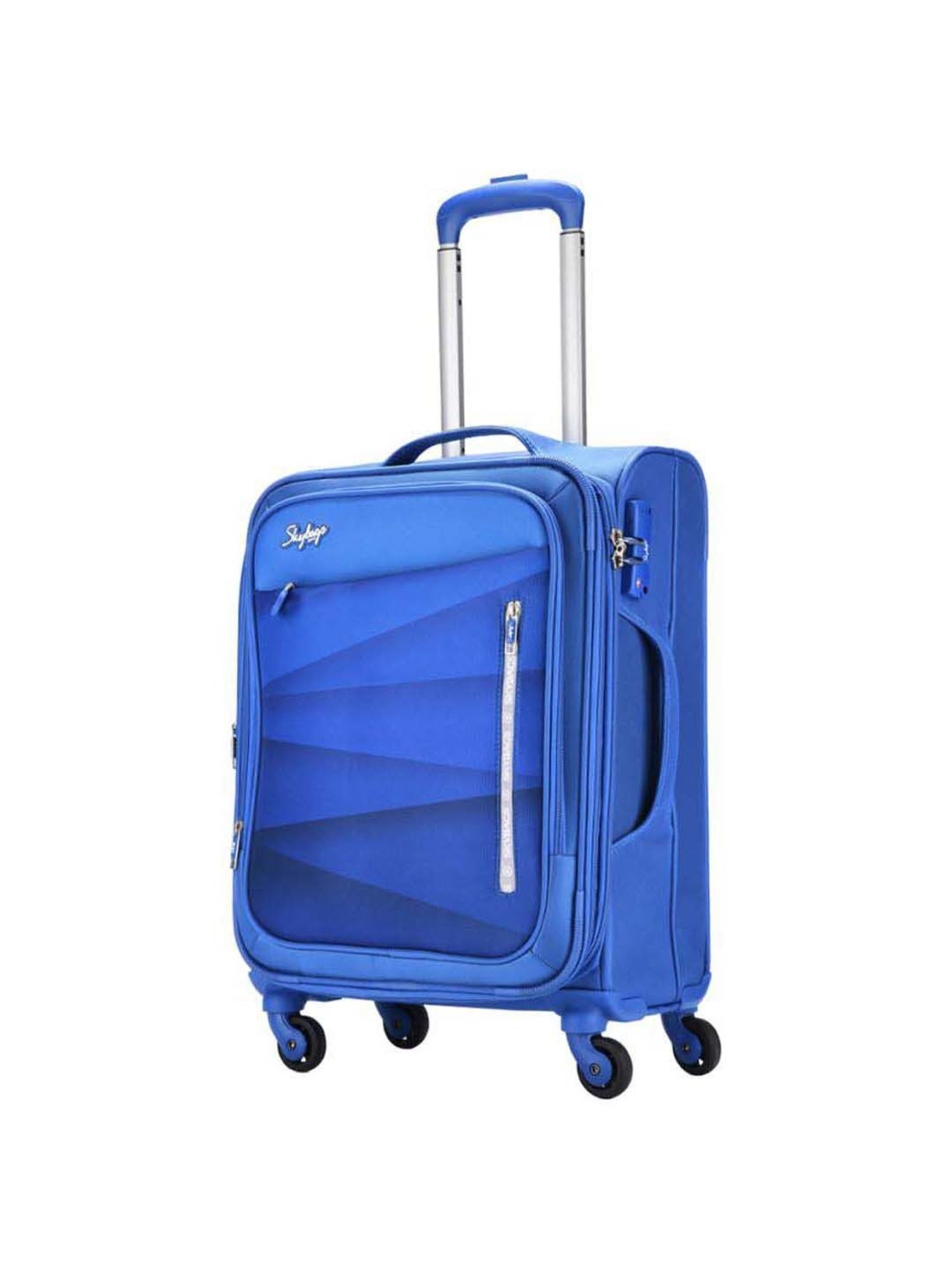 Buy Skybags Gradient Blue Printed Cabin Trolley Bag 40 cm Online At Best Price Tata CLiQ