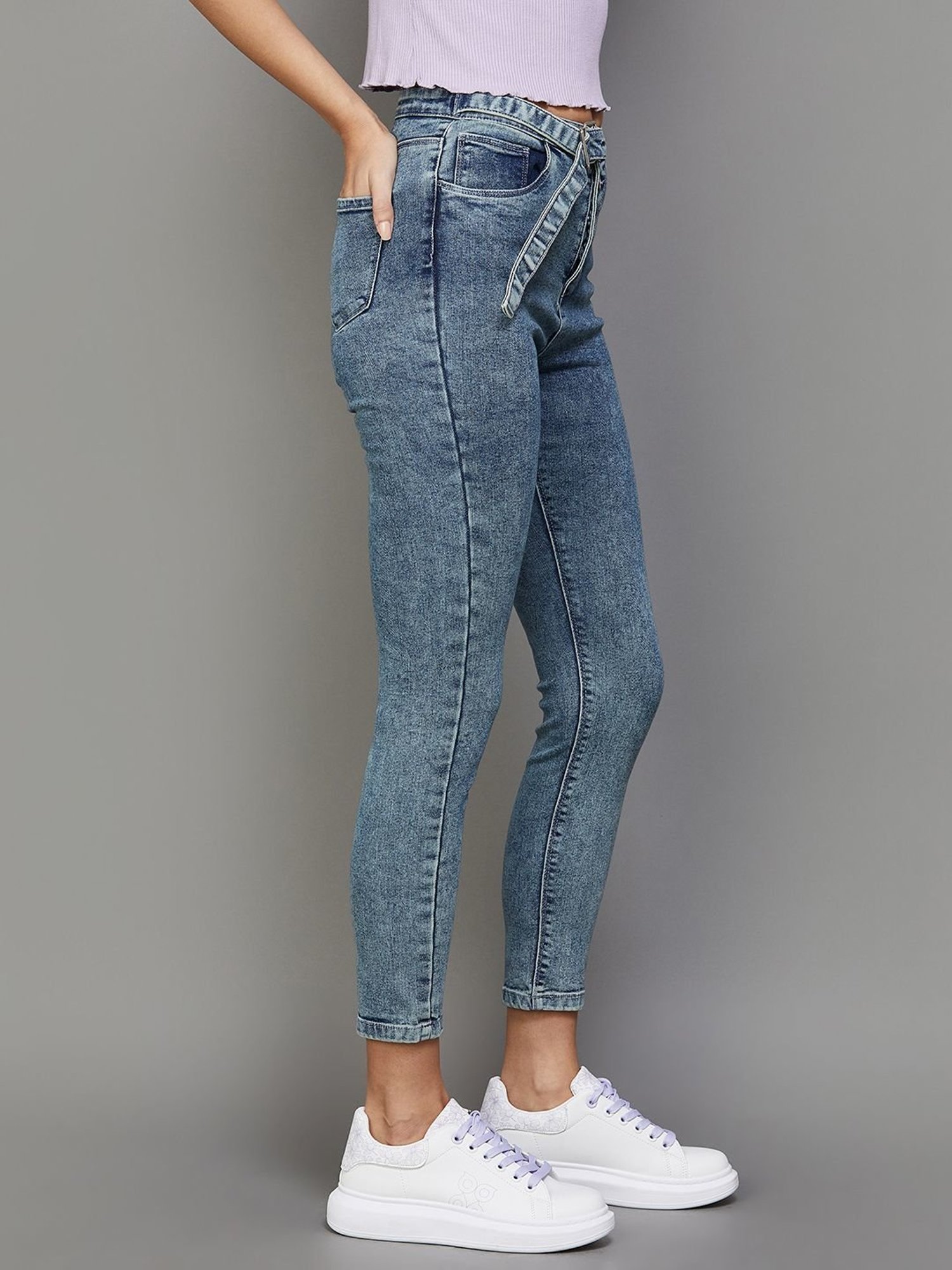 Ginger by Lifestyle Blue Mid Rise Jeans