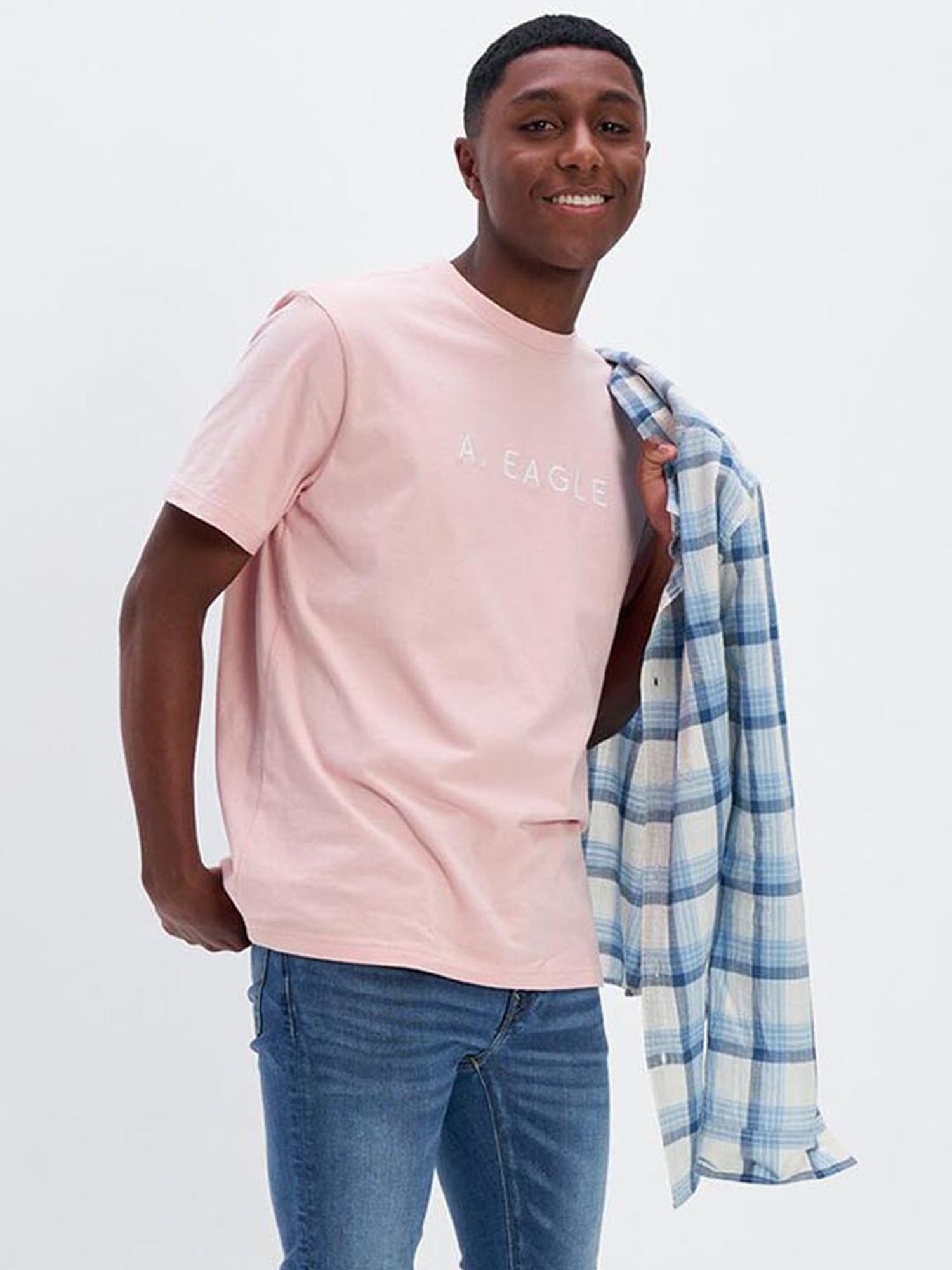 American Eagle Outfitters Pink Shirts