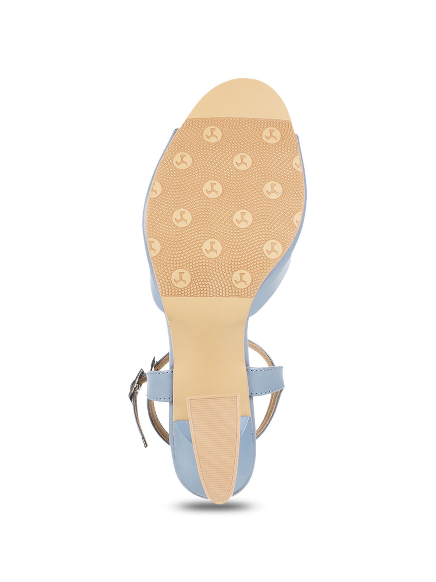 Buy Blue Heeled Sandals for Women by Mochi Online | Ajio.com