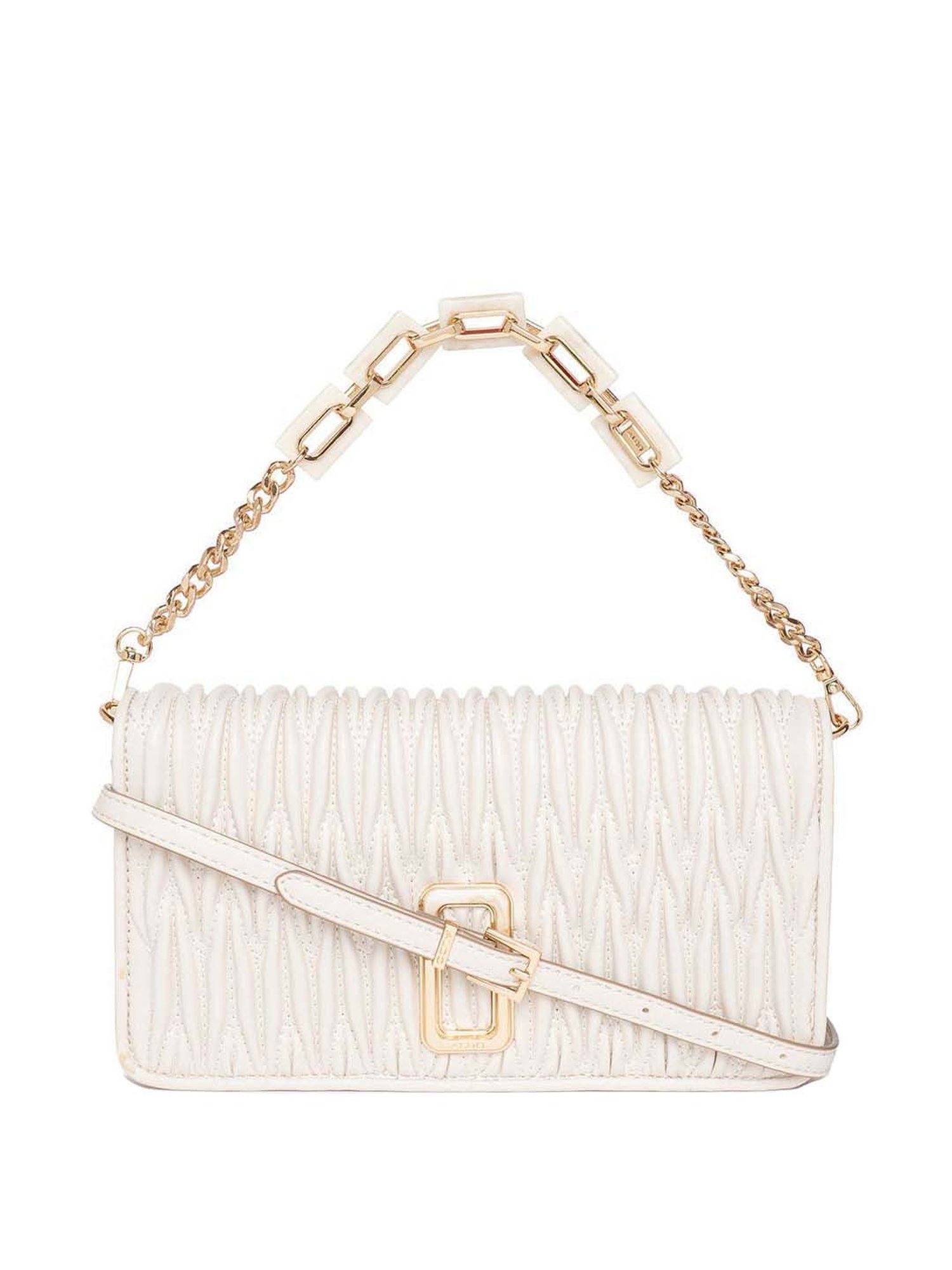 Aldo white sling store bag