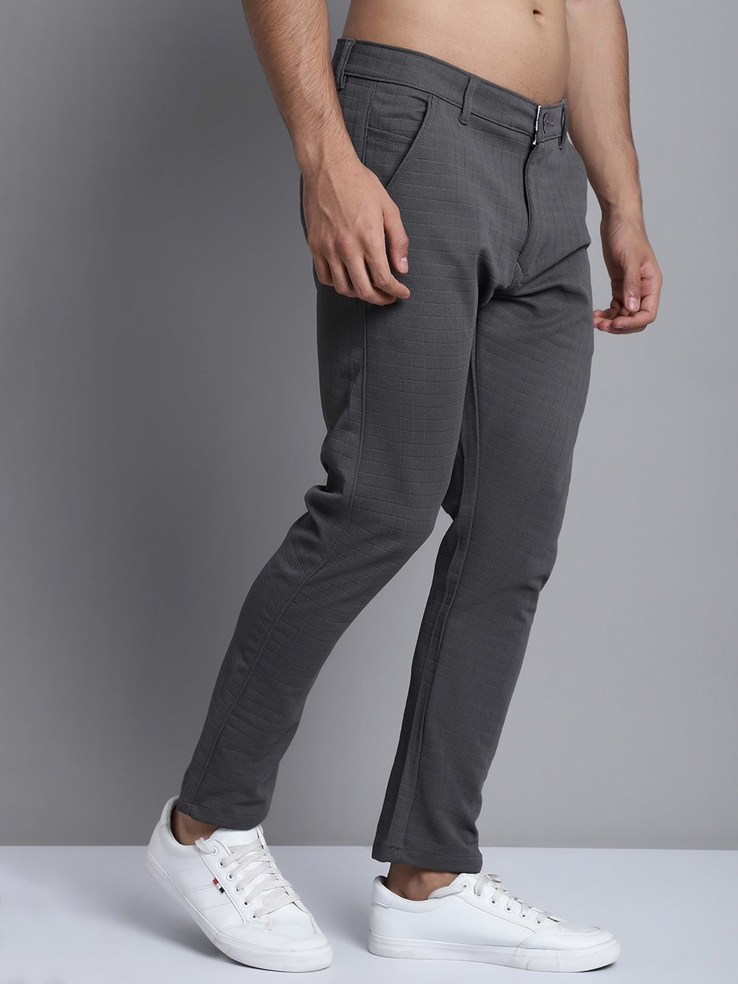 Buy Urban Poche High Rise Bootcut trousers - Dark Grey Colour 34 Size  Online at Best Prices in India - JioMart.