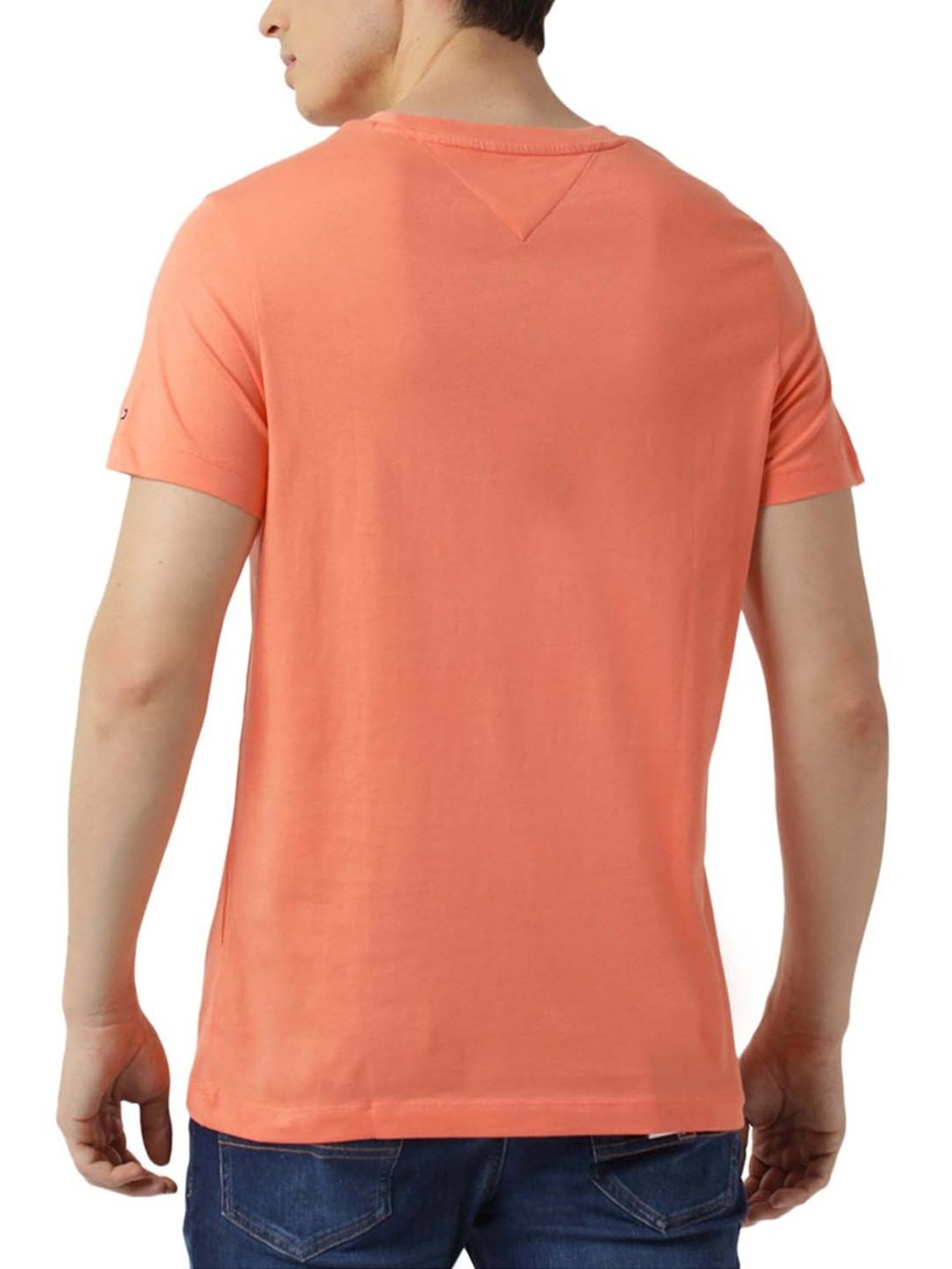  Fast Delivery, Tommy Hilfiger Pigment Dyed Linen Shirt Peach  Dusk