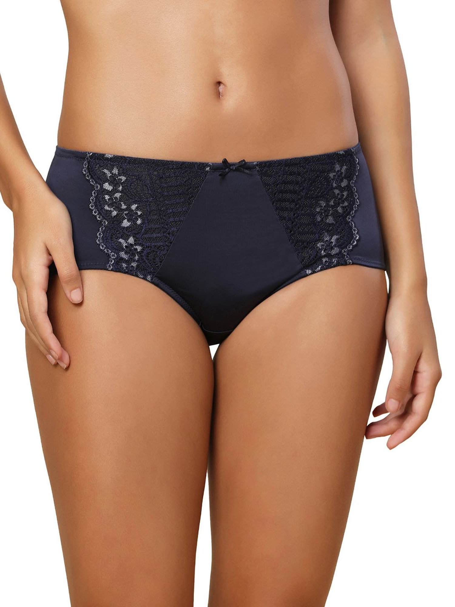 blue lace hipster panty