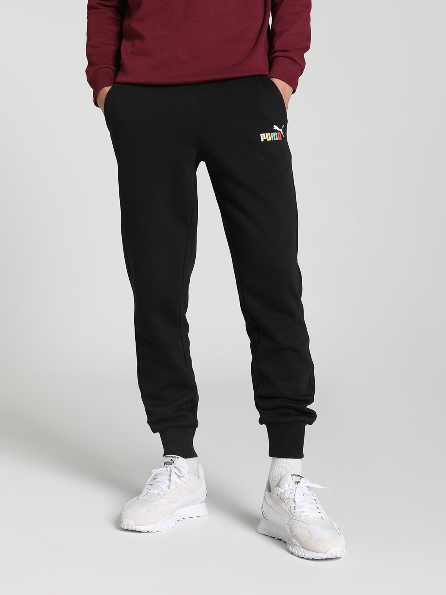 Puma joggers outlet black