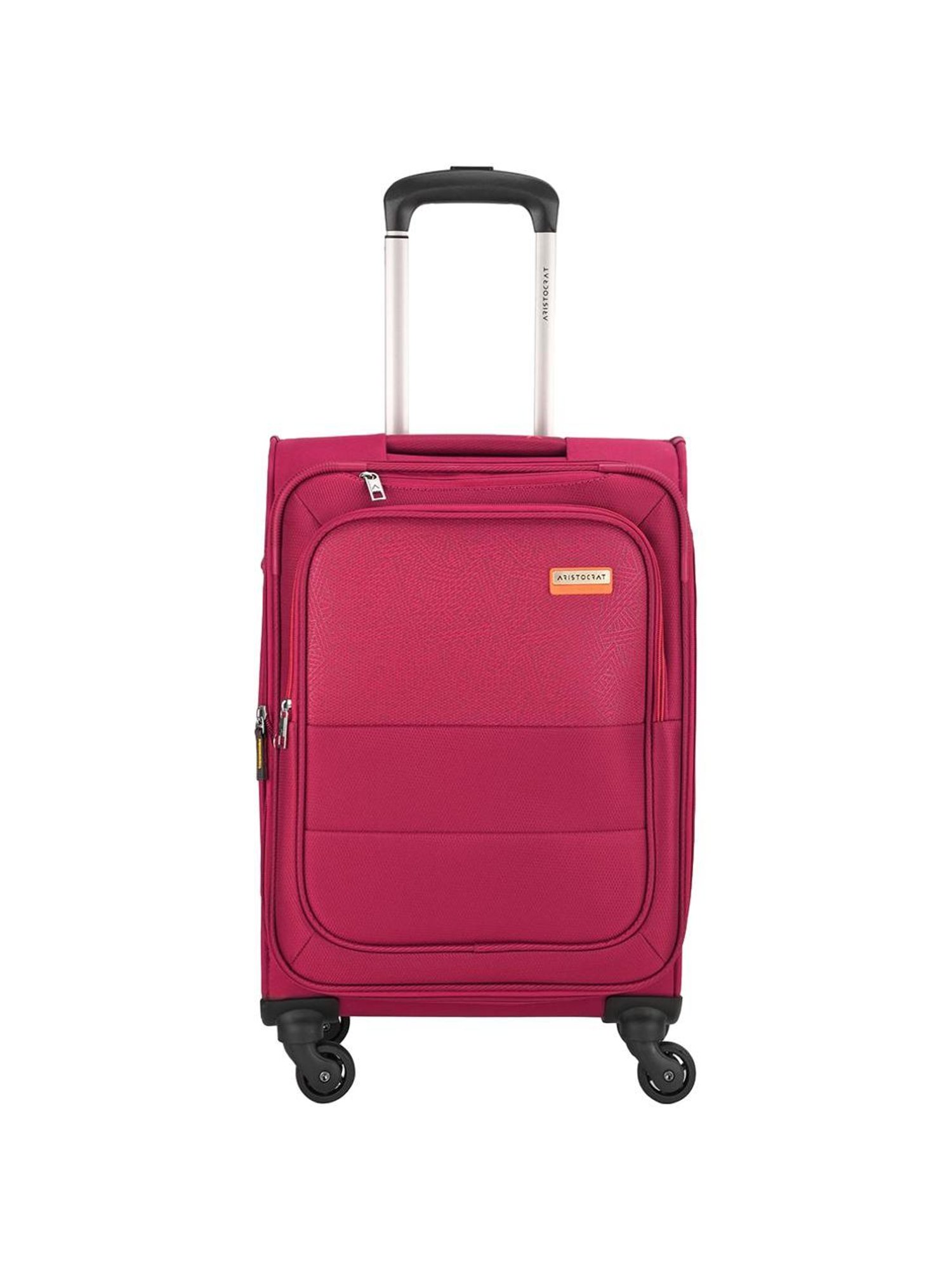 Buy Aristocrat Red Solid Soft Cabin Trolley Bag 25 cm Online At Best Price Tata CLiQ