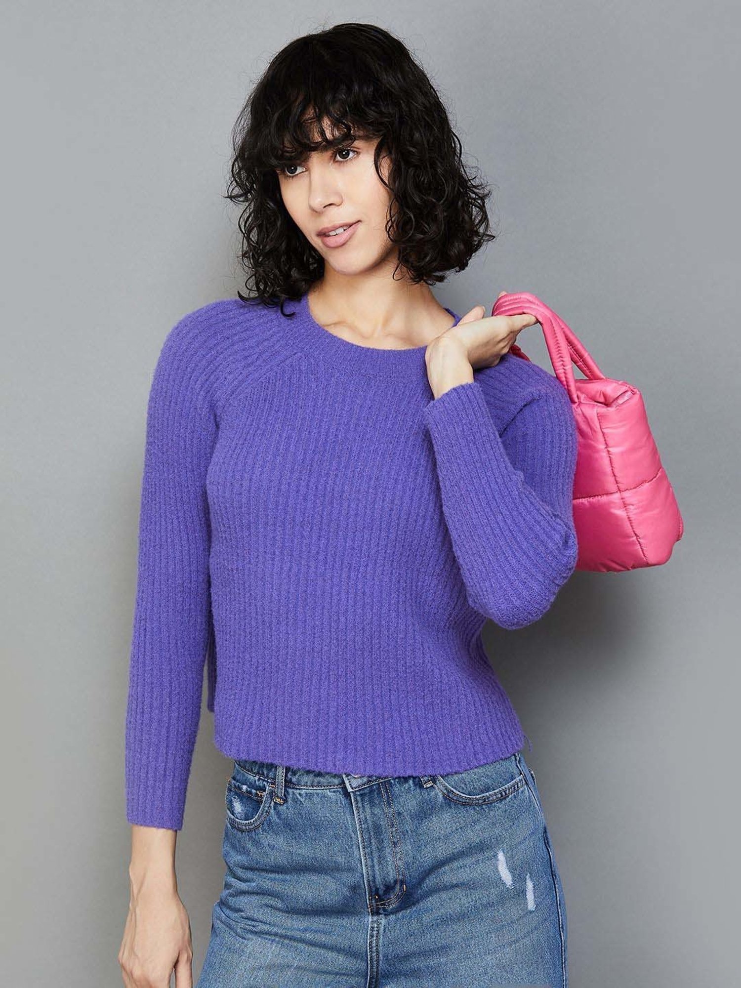 THOM BROWNE Outlet: Sweater bag in wool - Pink | THOM BROWNE shoulder bag  UAG076AE0350 online at GIGLIO.COM
