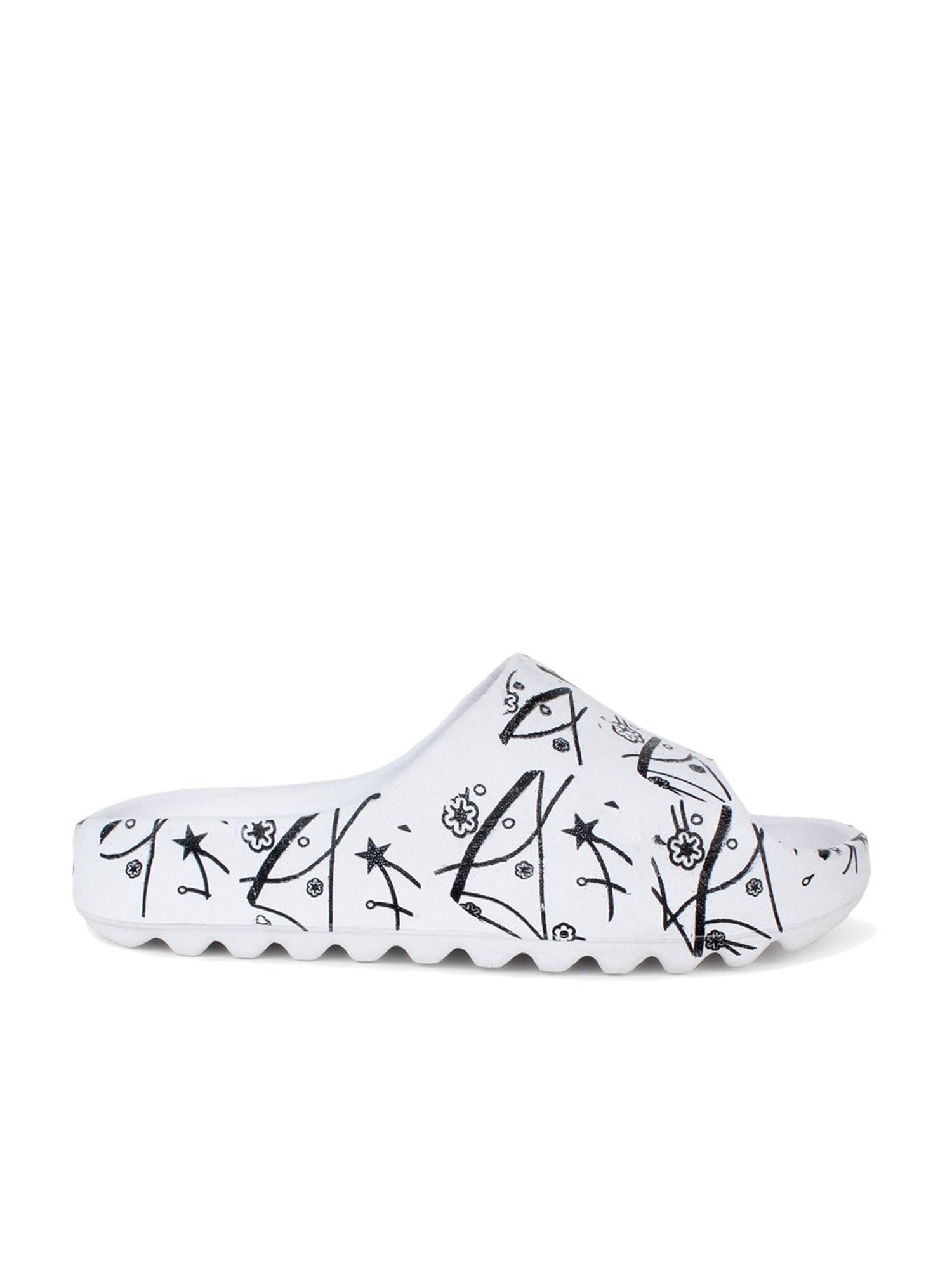 Pampy Angel Men s White Slides