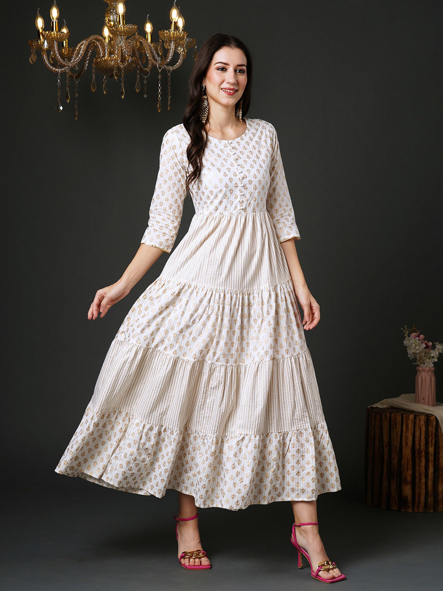 Buy White Dresses for Women by MUHURATAM Online | Ajio.com