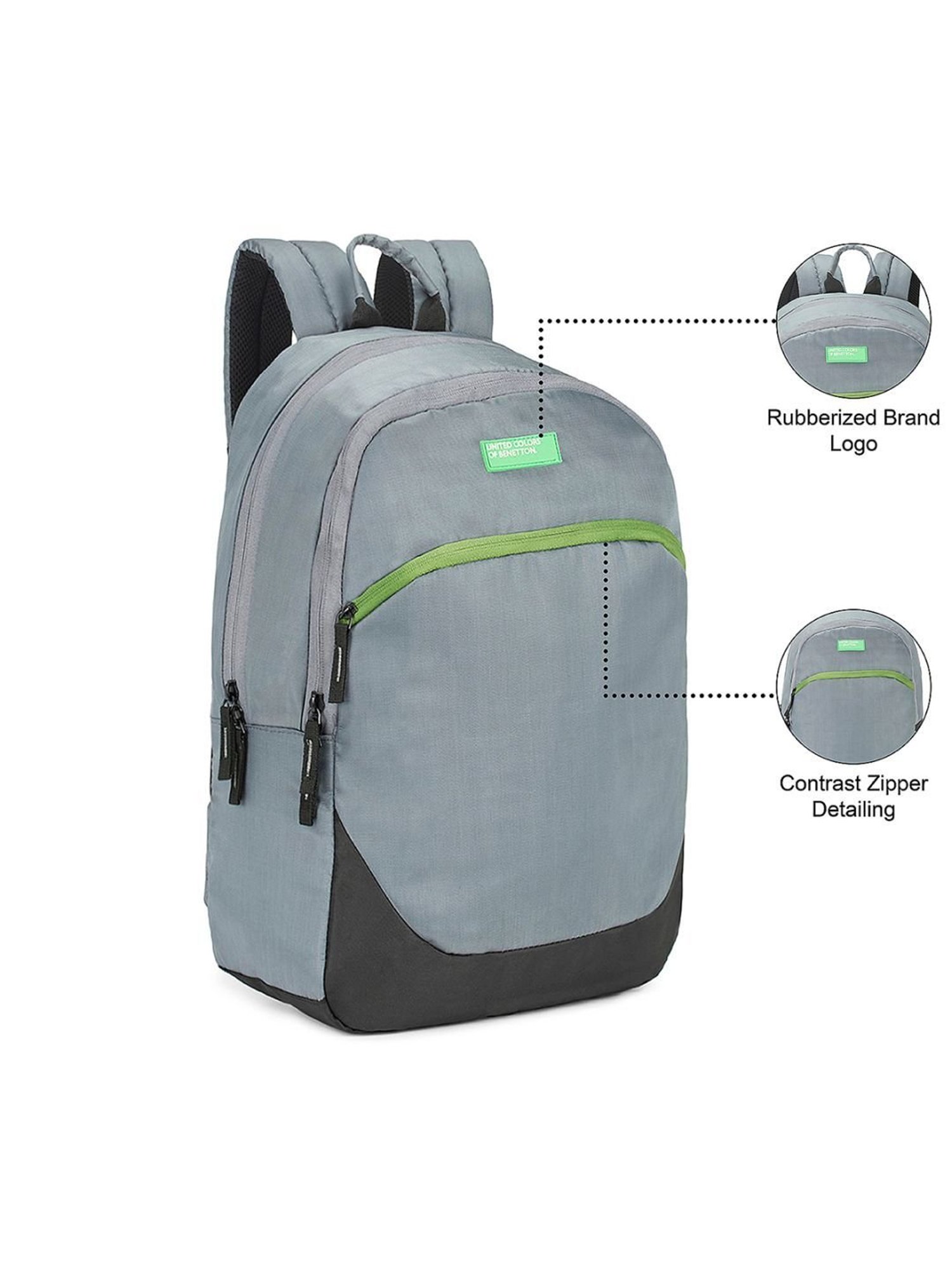 United Colors of Benetton COLLEGE BACKPACK 21.3 L Laptop Backpack 100 -  Price in India | Flipkart.com
