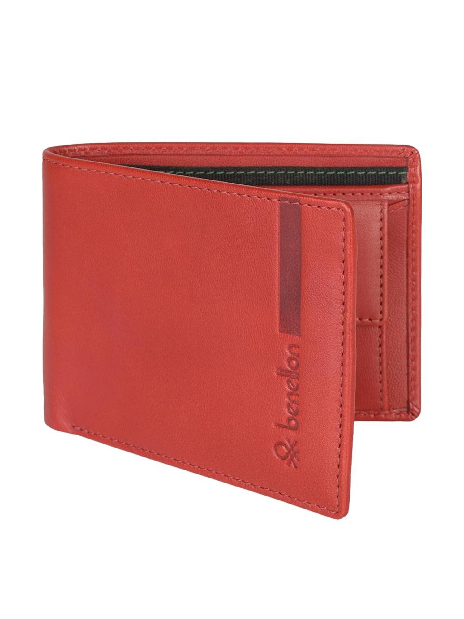 Benetton men's leather store wallet price