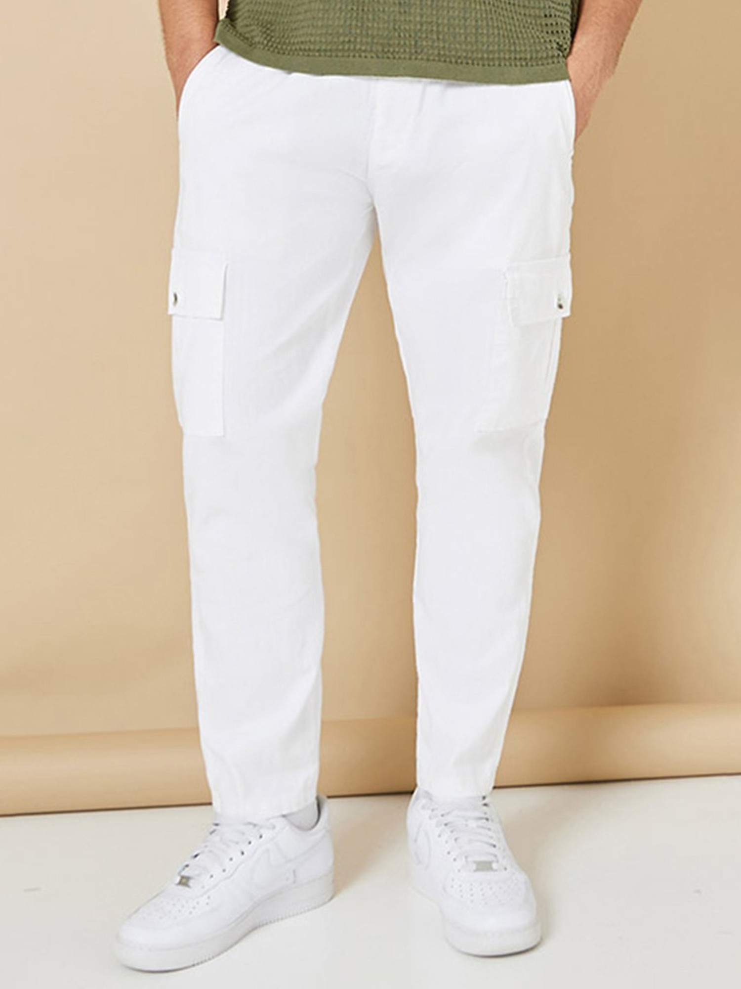 Buy White Trousers & Pants for Women by ANGEL BY ZAID & ZAFAR Online |  Ajio.com
