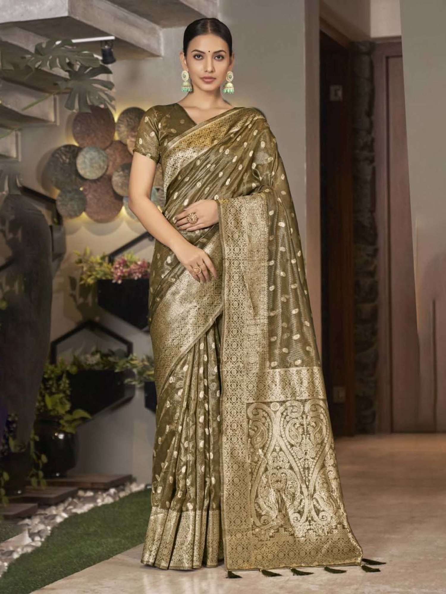 Printed Border Mantra Silk Monjolika Fashion Branded Sarees, Handwash, With  blouse piece at Rs 1295 in Ahmedabad