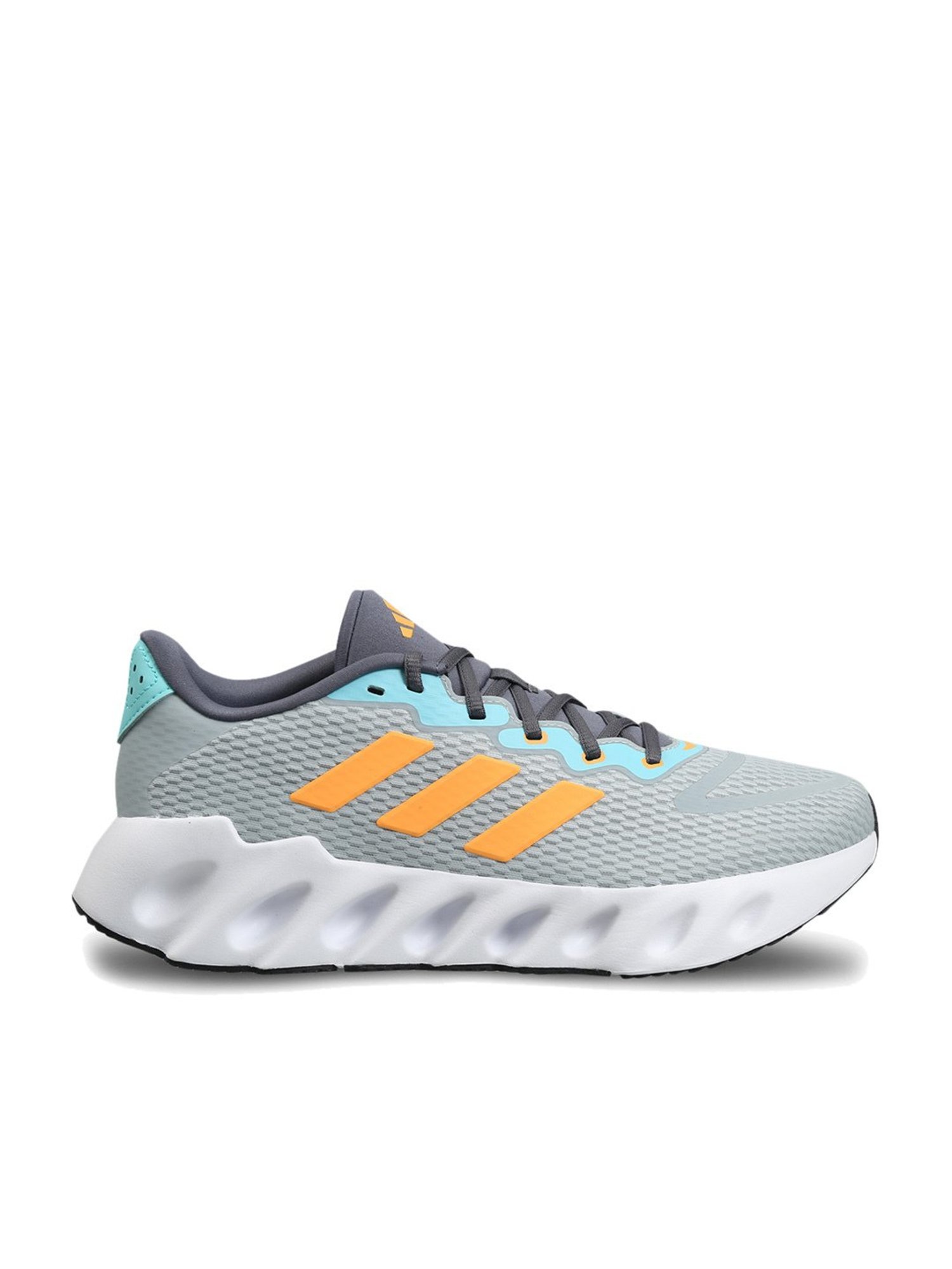 Grey adidas 2024 running shoes