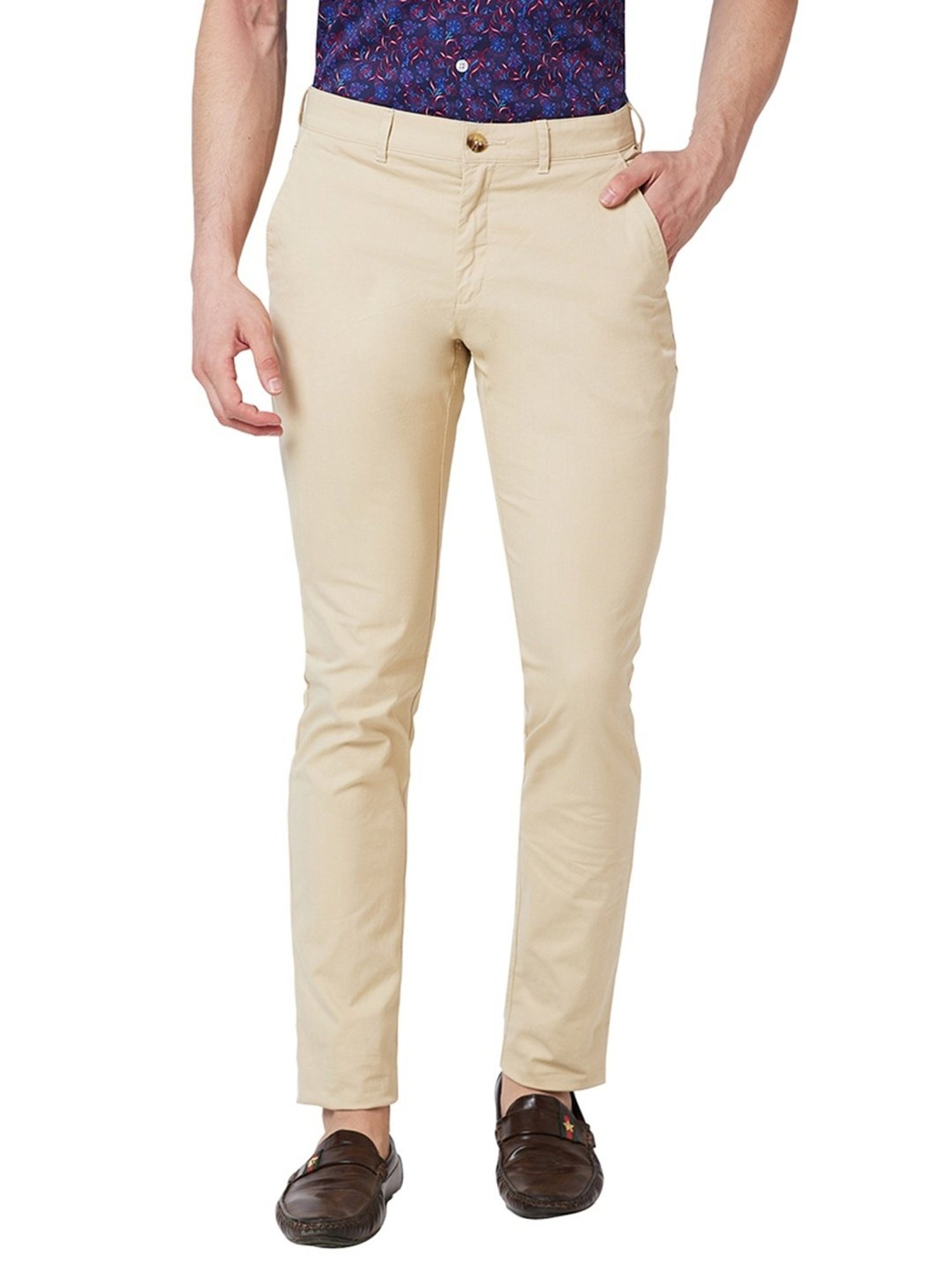 Buy Brown Trousers & Pants for Men by Colorplus Online | Ajio.com