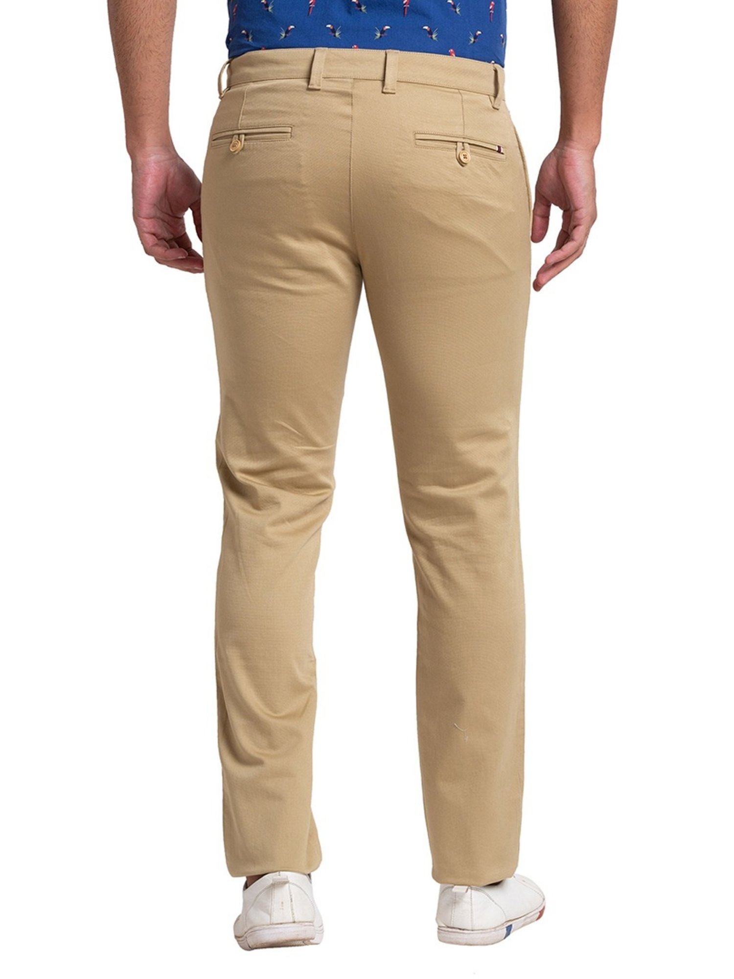 Buy PARX Men's Regular Casual Pants (XMTX03288-H6_Dark Khaki_30) at  Amazon.in