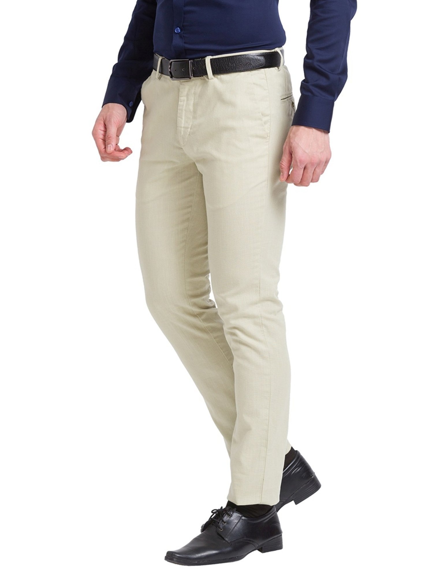 PARK AVENUE Regular Fit Men Beige Trousers - Buy PARK AVENUE Regular Fit  Men Beige Trousers Online at Best Prices in India | Flipkart.com