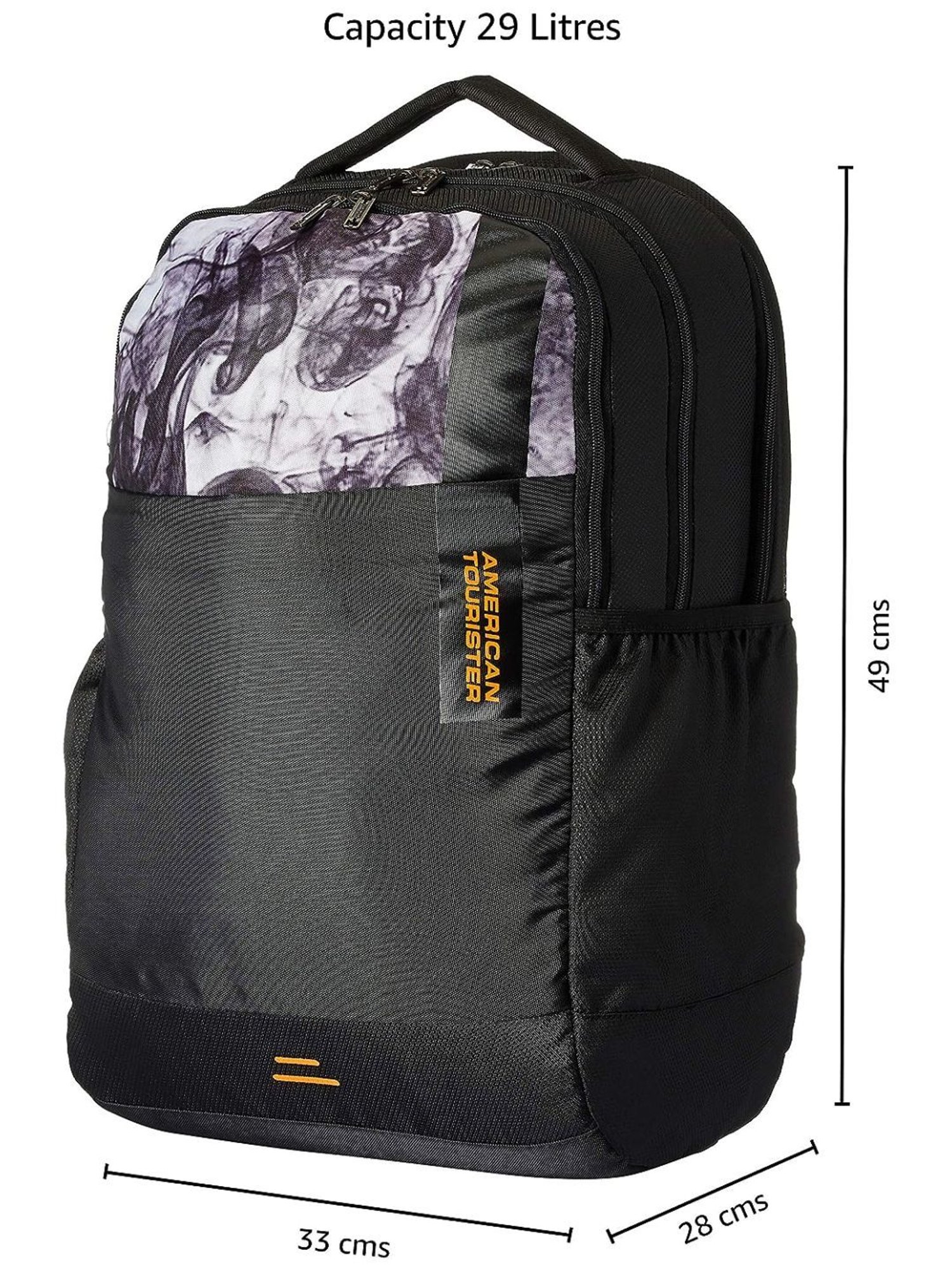 Buy American Tourister Spin 29 Ltrs Black Laptop Backpack Online At Best Price Tata CLiQ