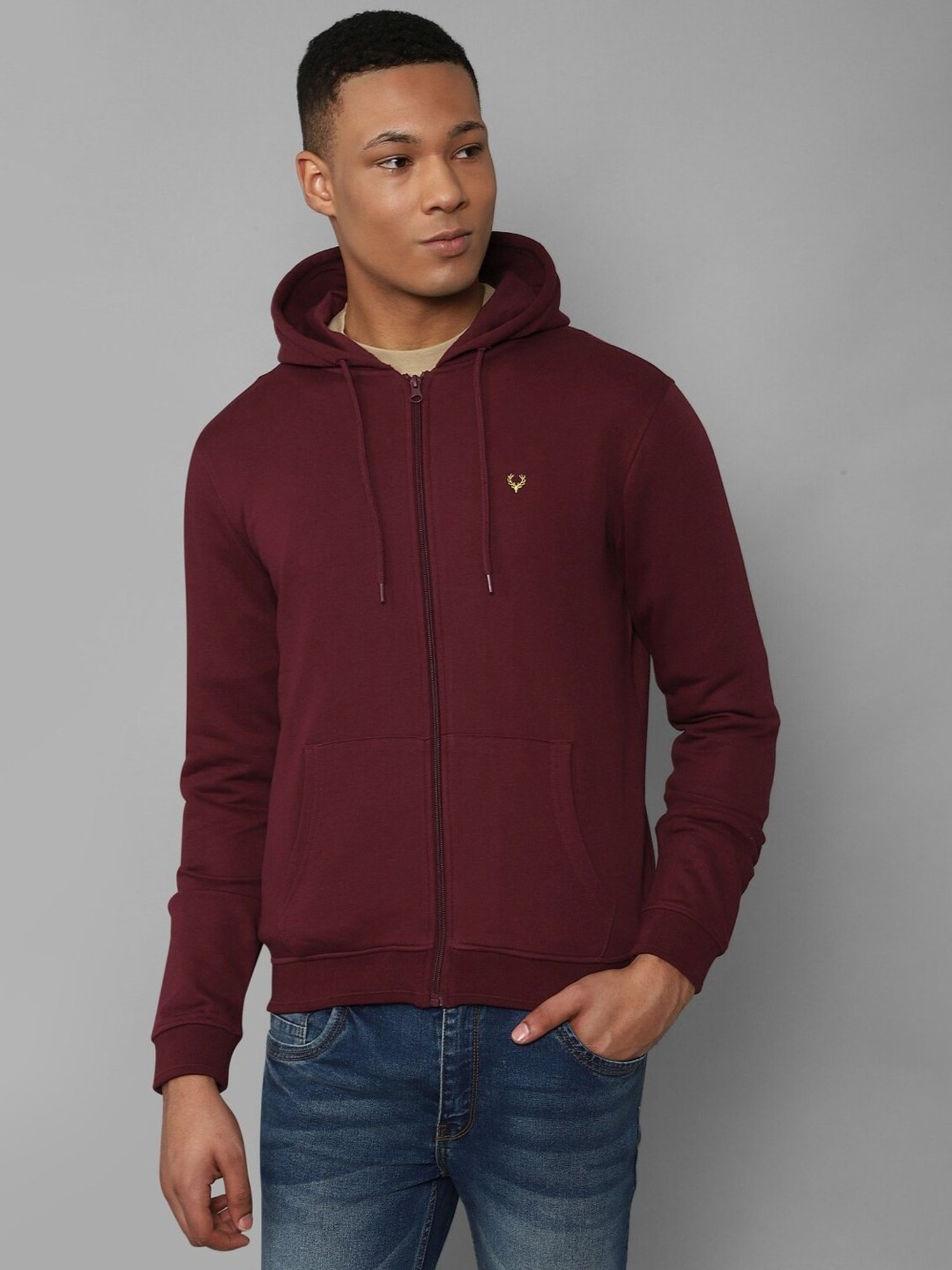 Maroon hot sale polo hoodie